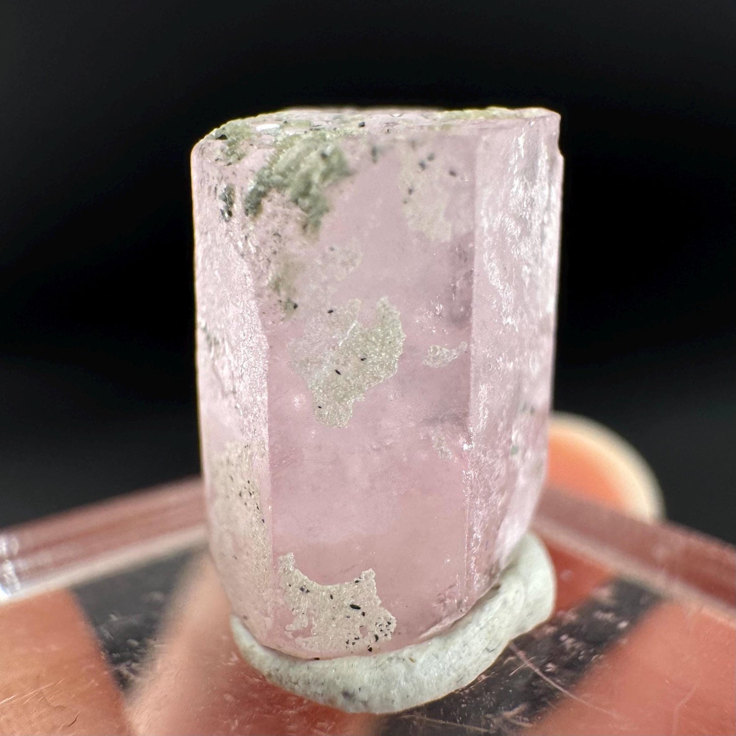 Pink Fluorapatite Crystal | UV reactive Mineral Specimen from Pakistan