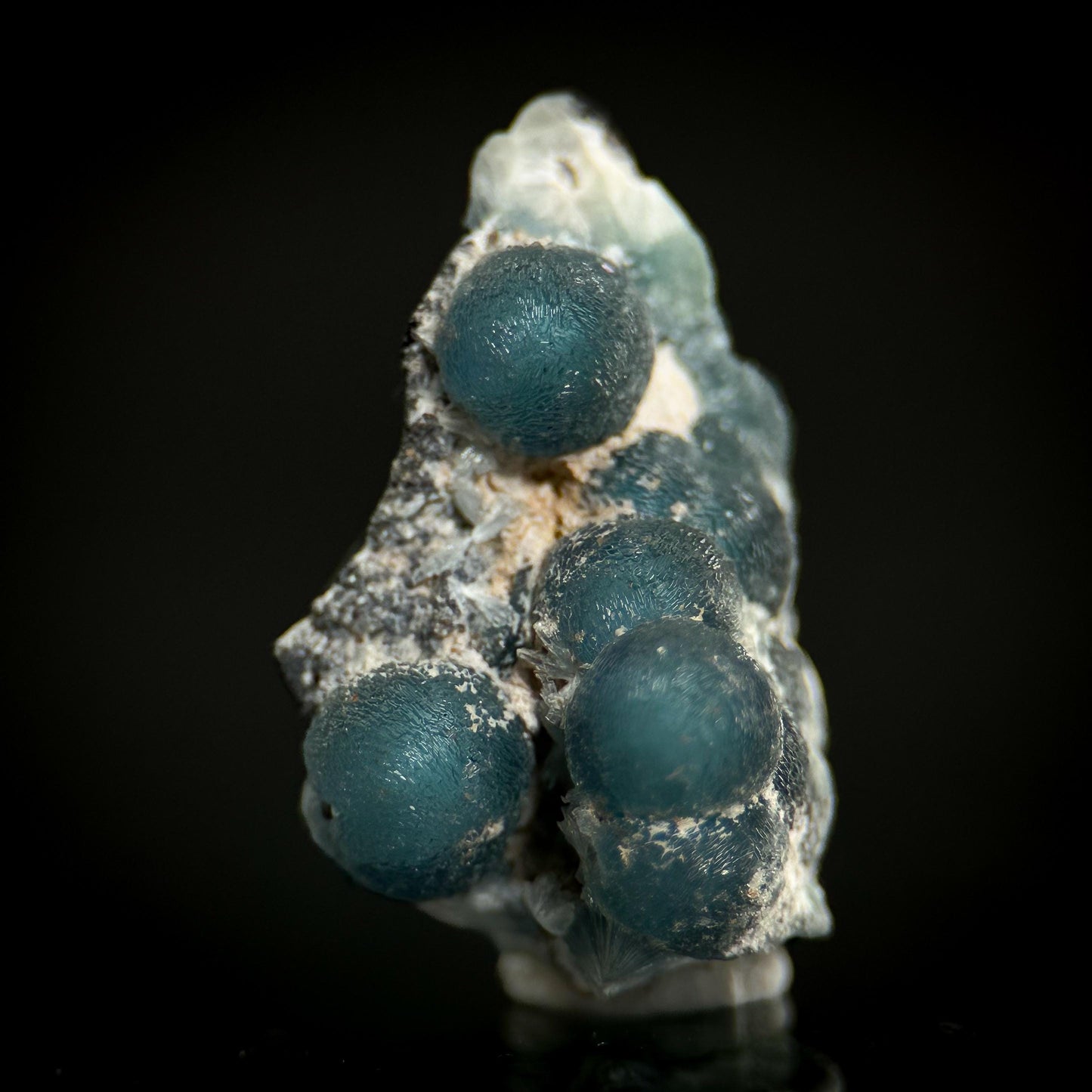 Blue Wavellite (Arkansas, USA) | crystal cluster, rare mineral specimen
