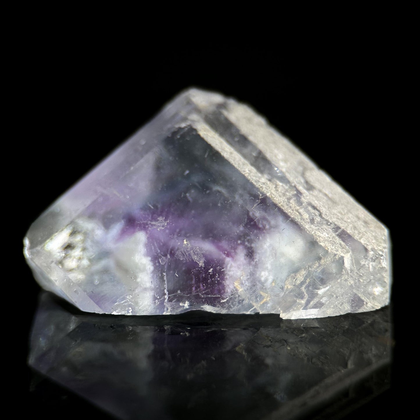 Fluorite | blue & purple crystal, mineral specimen from Berbes, Spain
