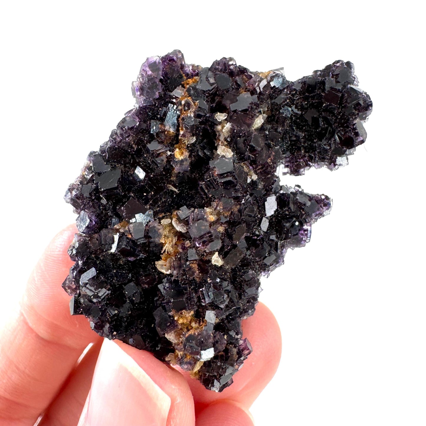 Okorusu Fluorite | purple crystal cluster, mineral specimen from Namibia
