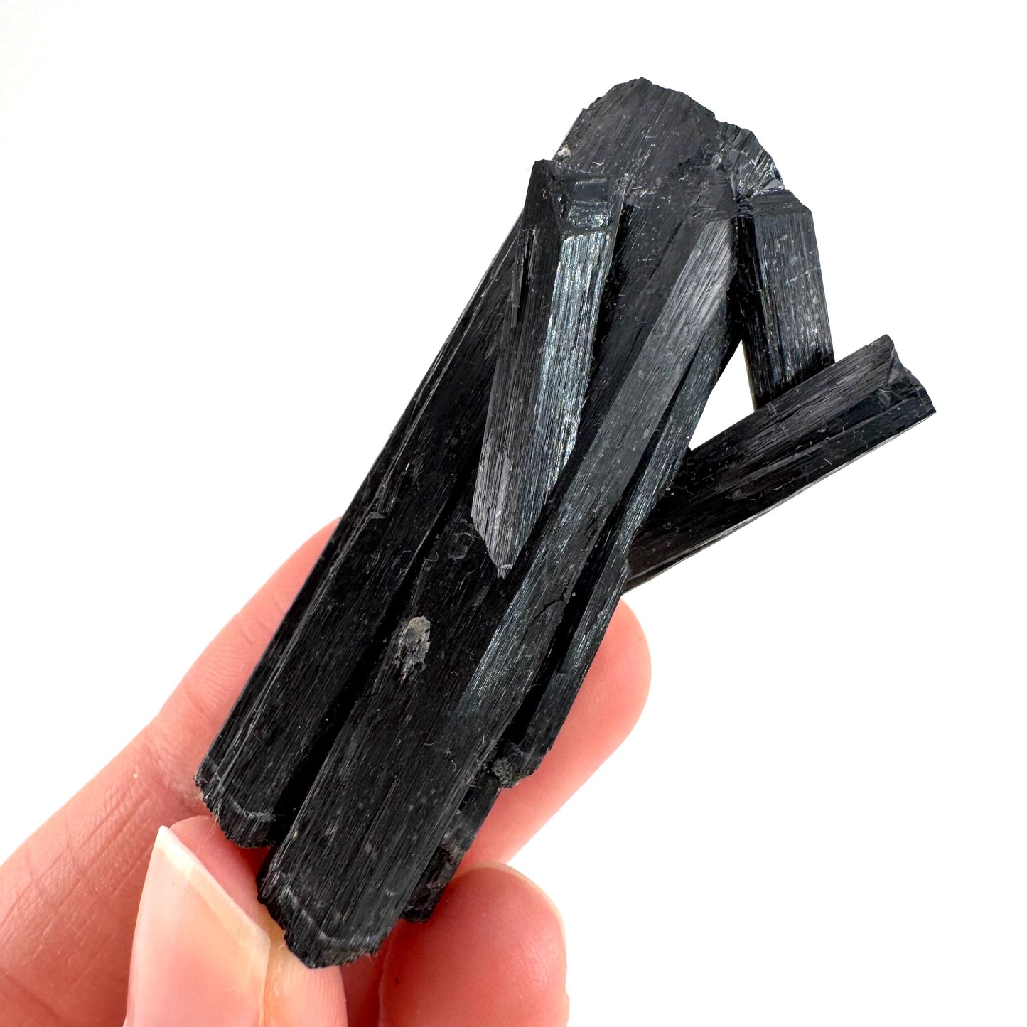Black Tourmaline | Raw Schorl Crystal Cluster, Mineral Specimen from Namibia