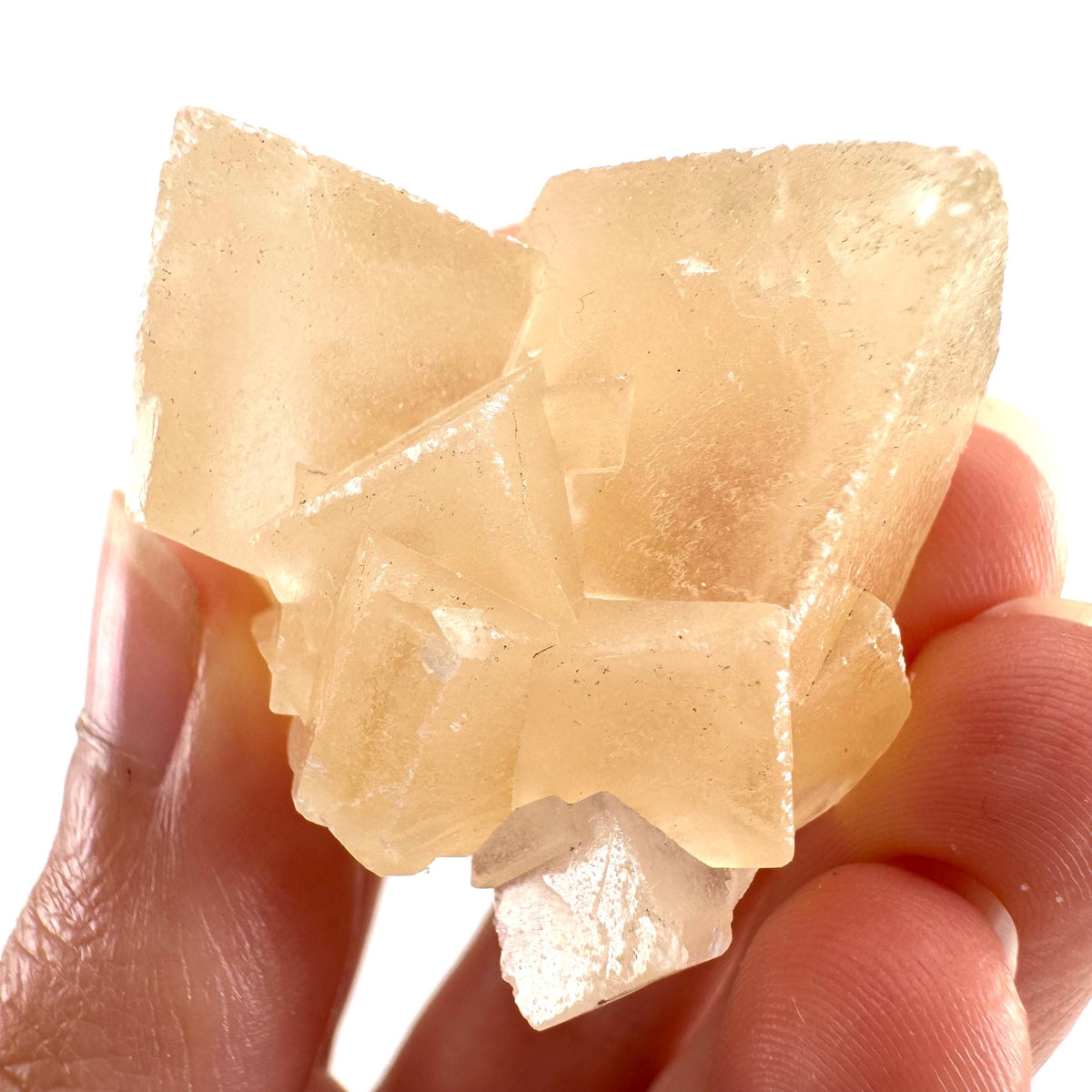 Fluorescent Calcite | UV-reactive crystal, natural mineral specimen from Indonesia