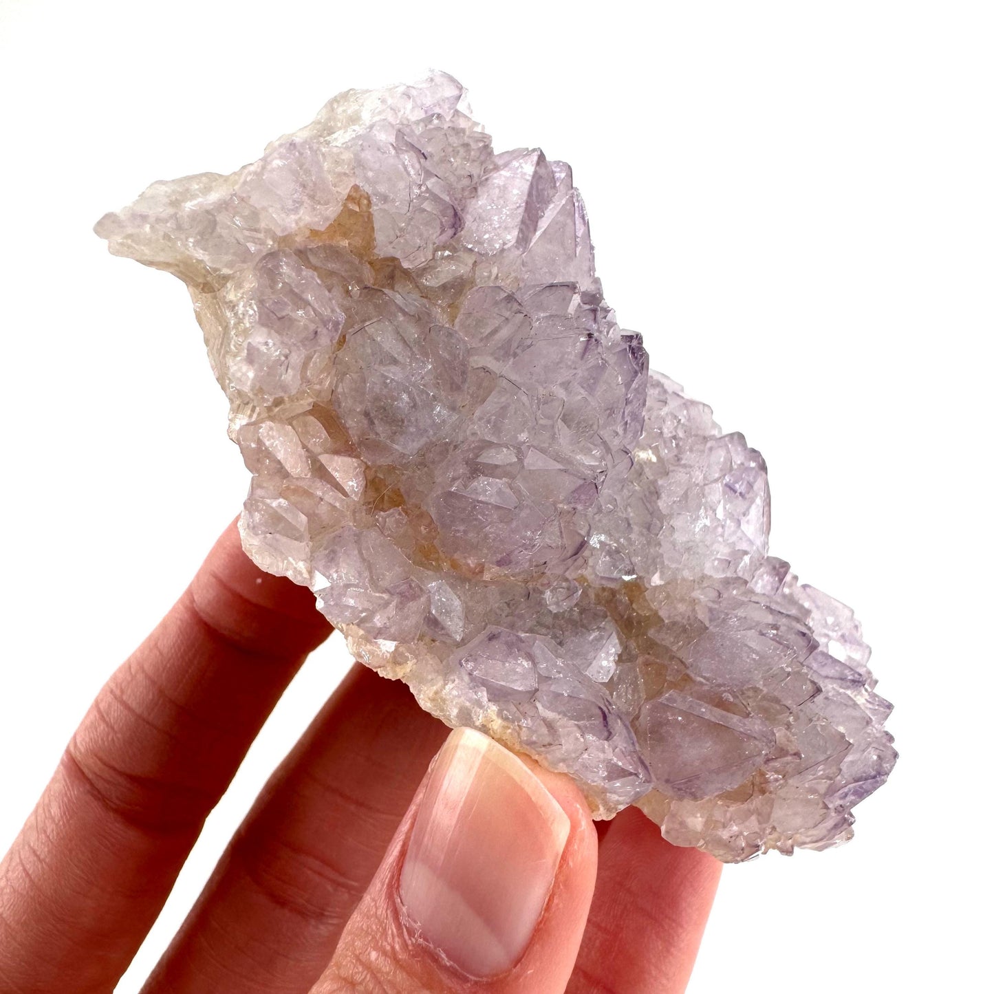 Spirit Quartz | Amethyst Crystal Cluster, Mineral Specimen from South Africa