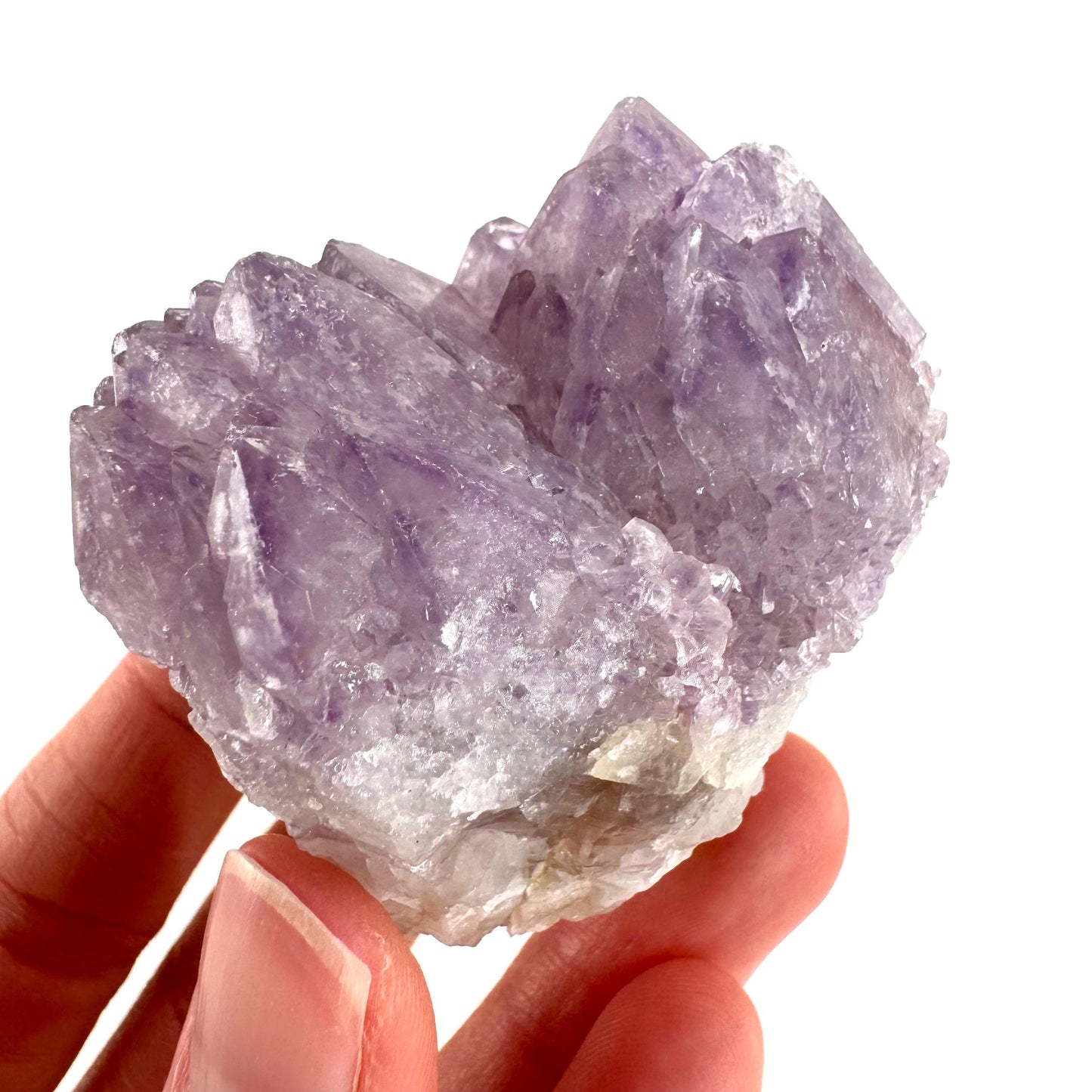 Spirit Quartz | Amethyst Crystal Cluster, Mineral Specimen from South Africa