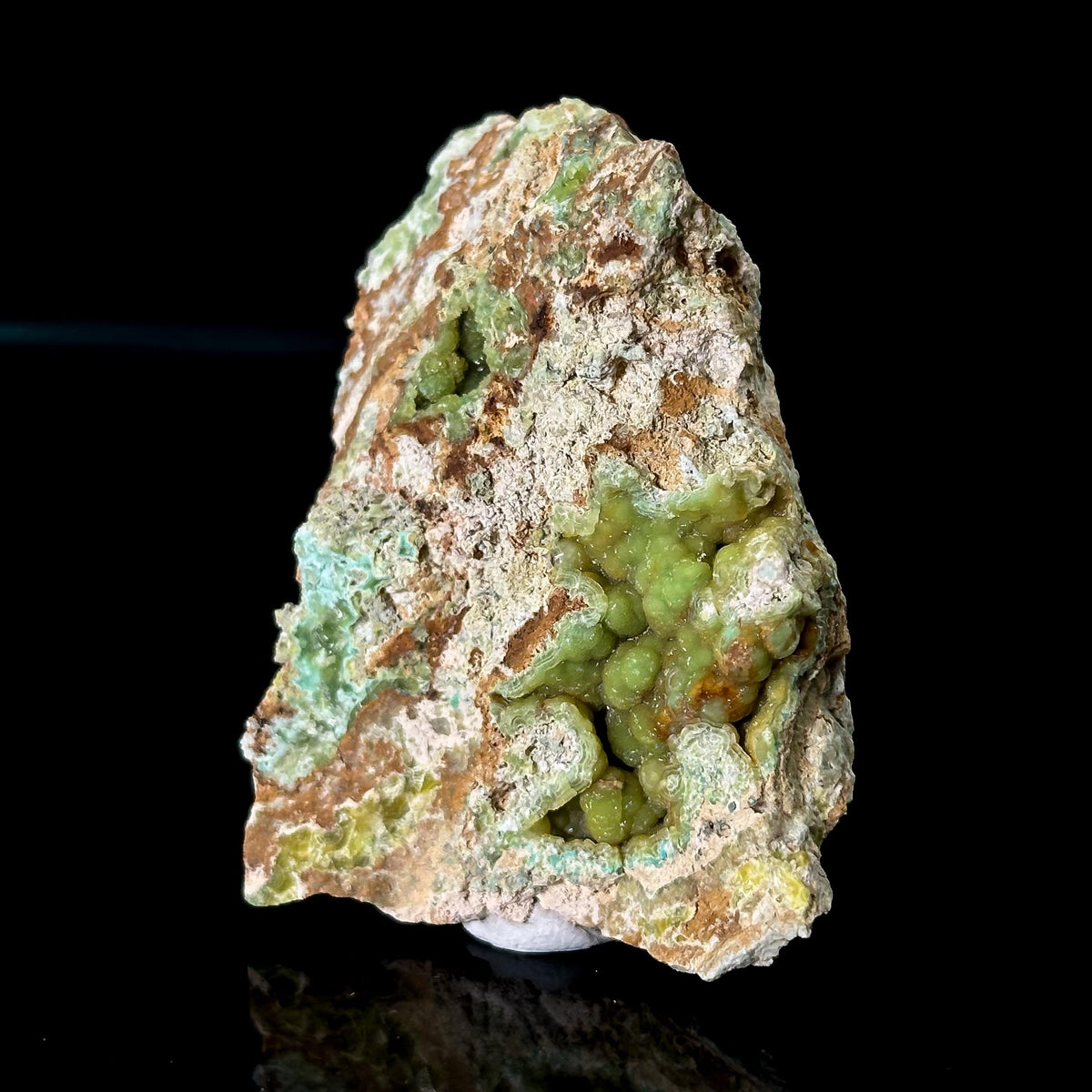 Wavellite with Turquoise | green crystal, mineral specimen from Spain