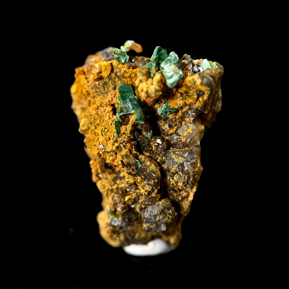 Torbernite | green crystals on matrix, rare mineral specimen from France
