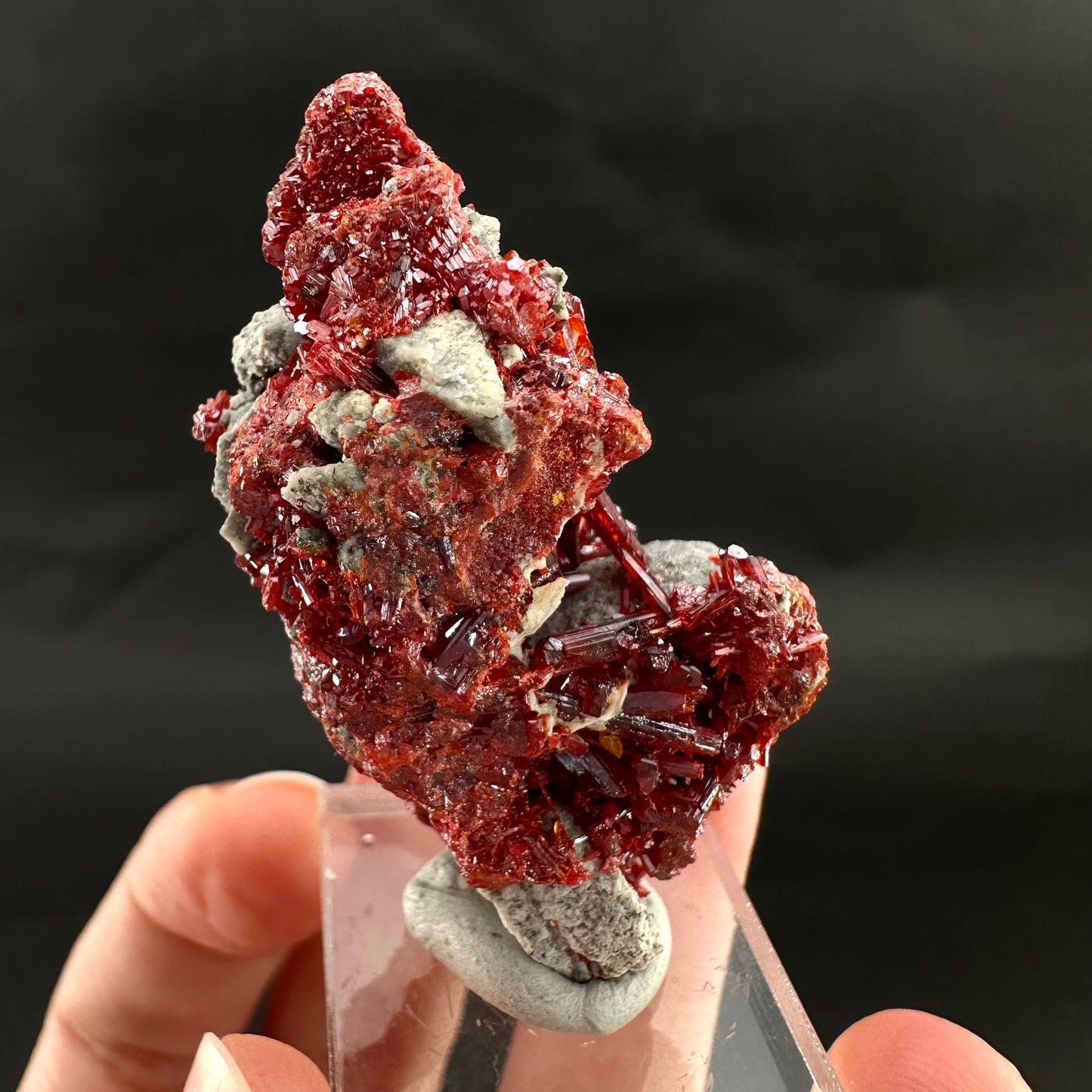 Realgar (Peru), realgar specimen, realgar crystal, mineral specimen