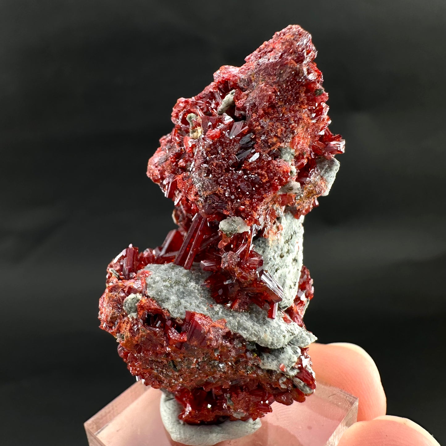 Realgar (Peru), realgar specimen, realgar crystal, mineral specimen