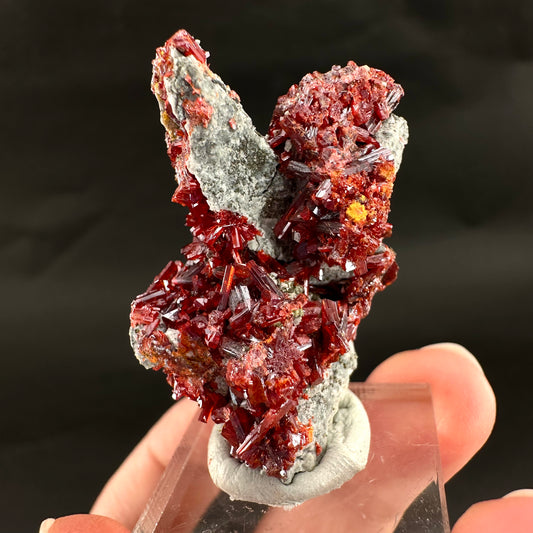 Realgar (Peru), realgar specimen, realgar crystal, mineral specimen