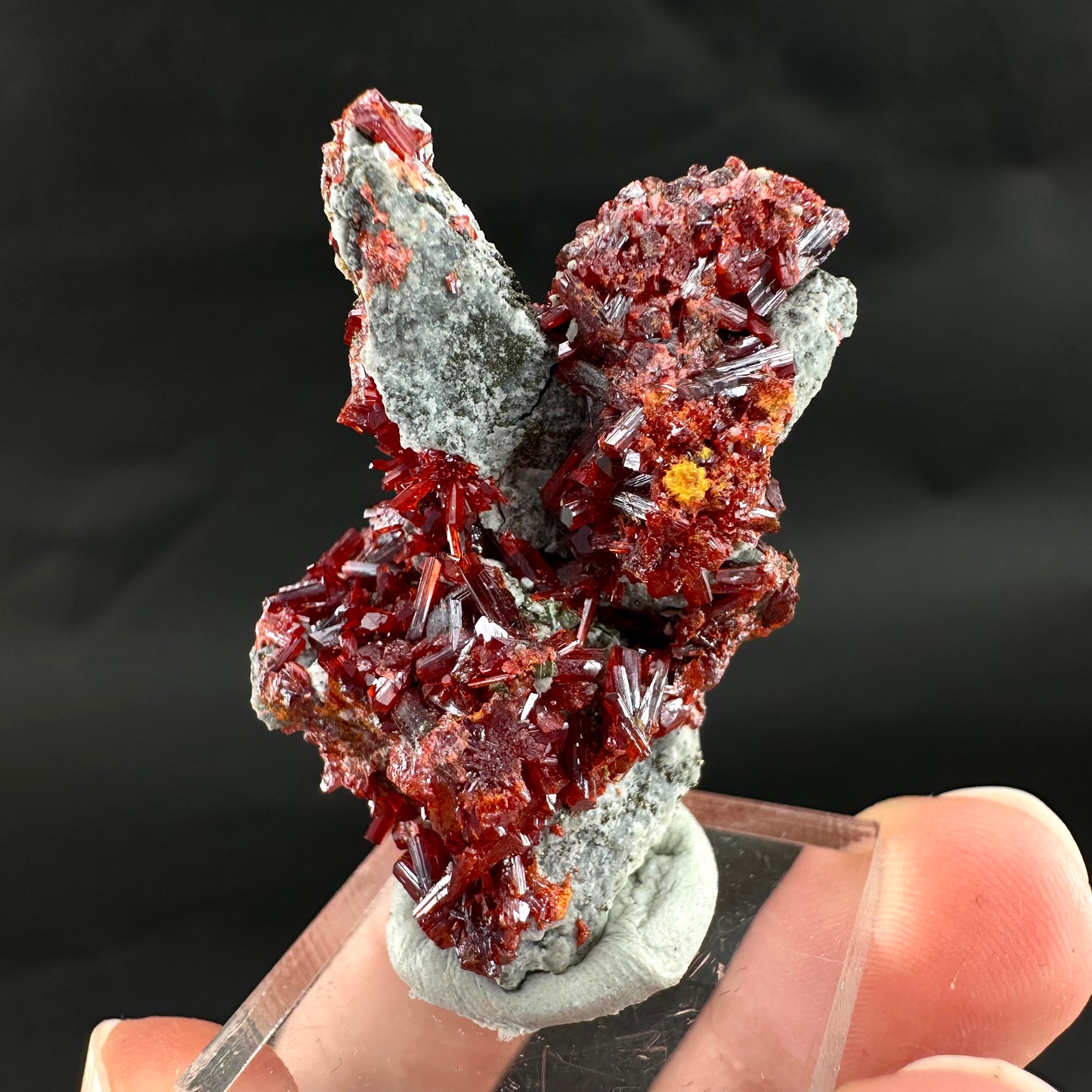 Realgar (Peru), realgar specimen, realgar crystal, mineral specimen