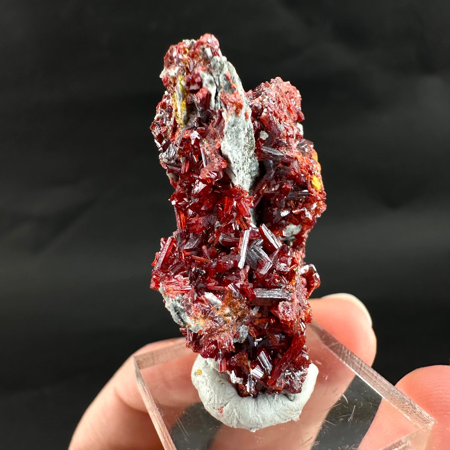 Realgar (Peru), realgar specimen, realgar crystal, mineral specimen