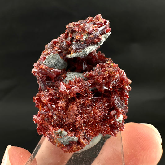 Realgar (Peru), realgar specimen, realgar crystal, mineral specimen