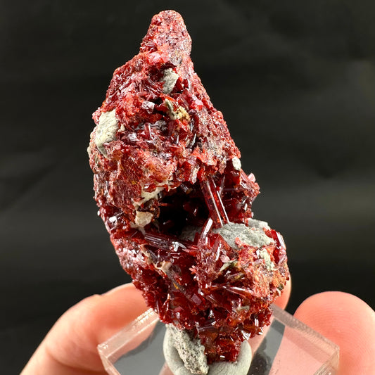 Realgar (Peru), realgar specimen, realgar crystal, mineral specimen