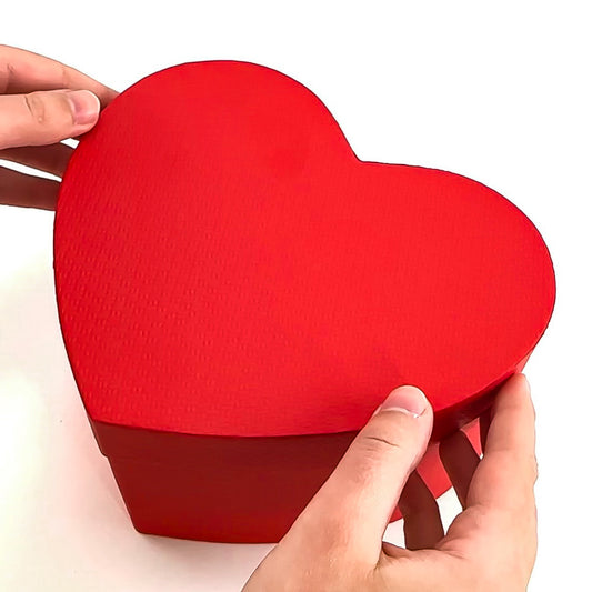 Heart Shaped Gift Box, red heart box, valentines box