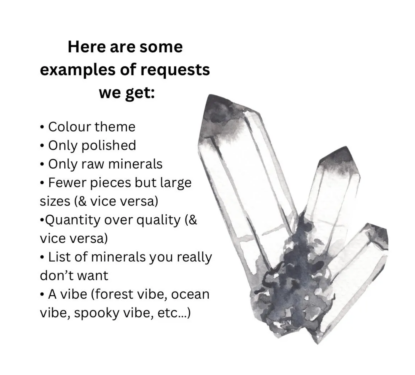 Crystal Mystery Box, gift box, crystal set