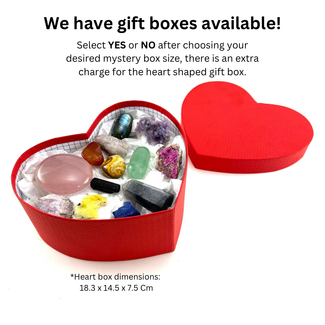 Crystal Mystery Box, gift box, crystal set