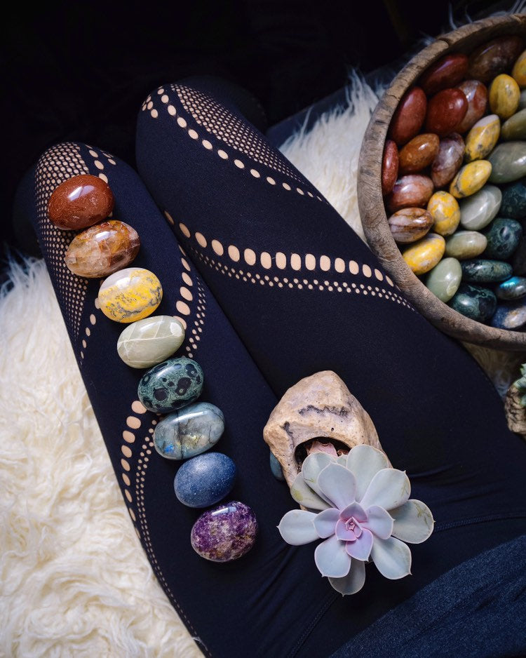 Chakra crystal set, palm stone set, chakra crystals, pocket stone, rainbow palm stone set