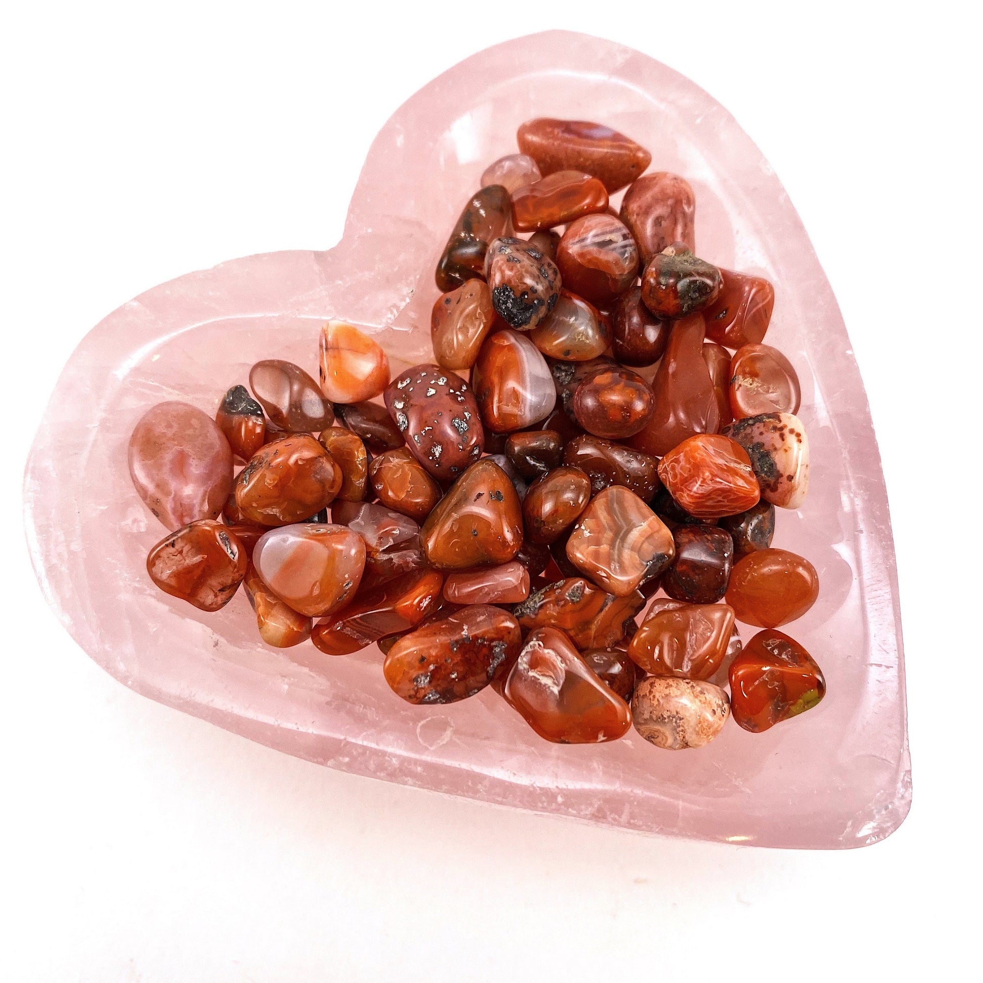 20g of Red Agate, mini tumbled stones, tumbled crystal, tumbled red agate, red agate