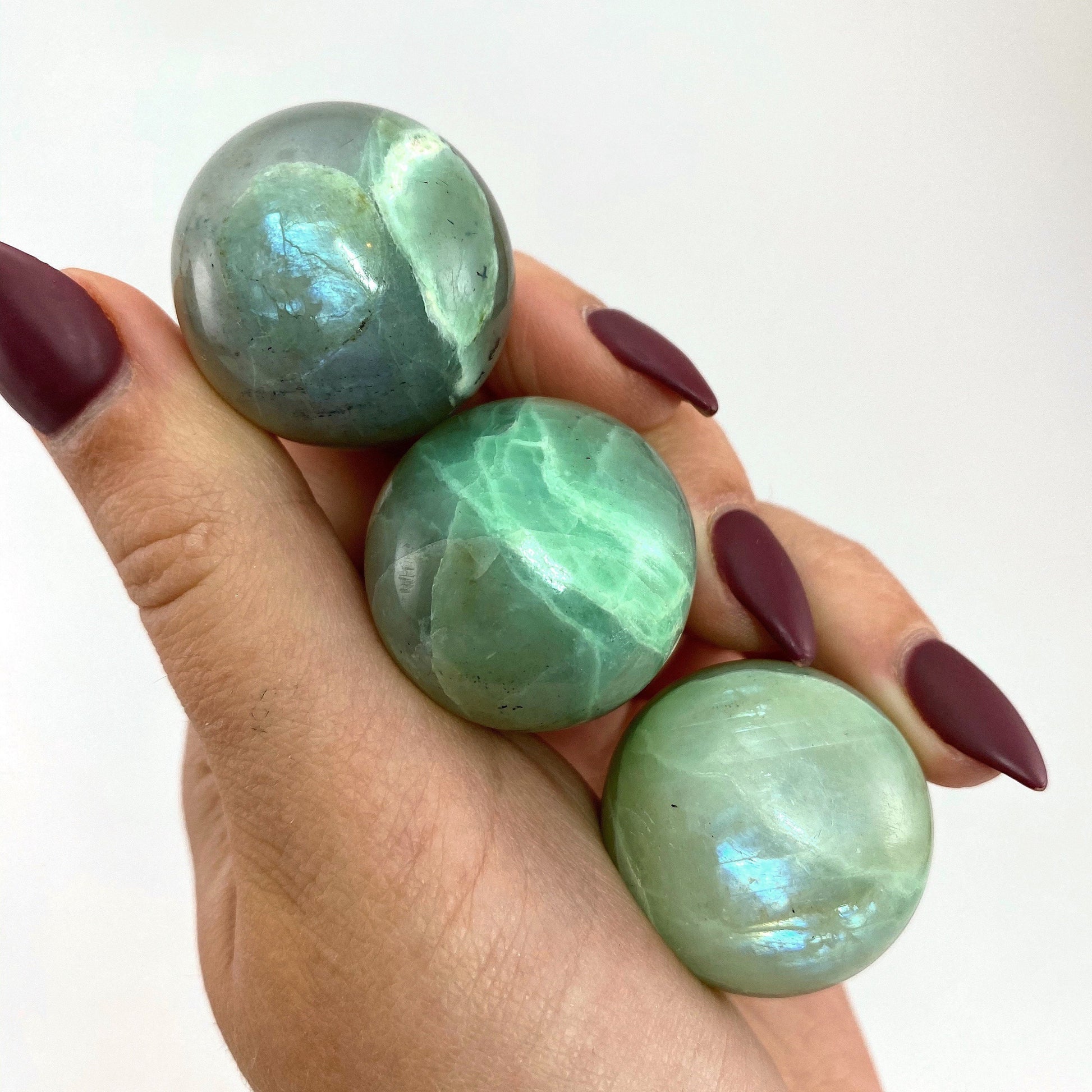 Garnierite Sphere, garnierite, polished garnierite, garnierite ball, crystal ball