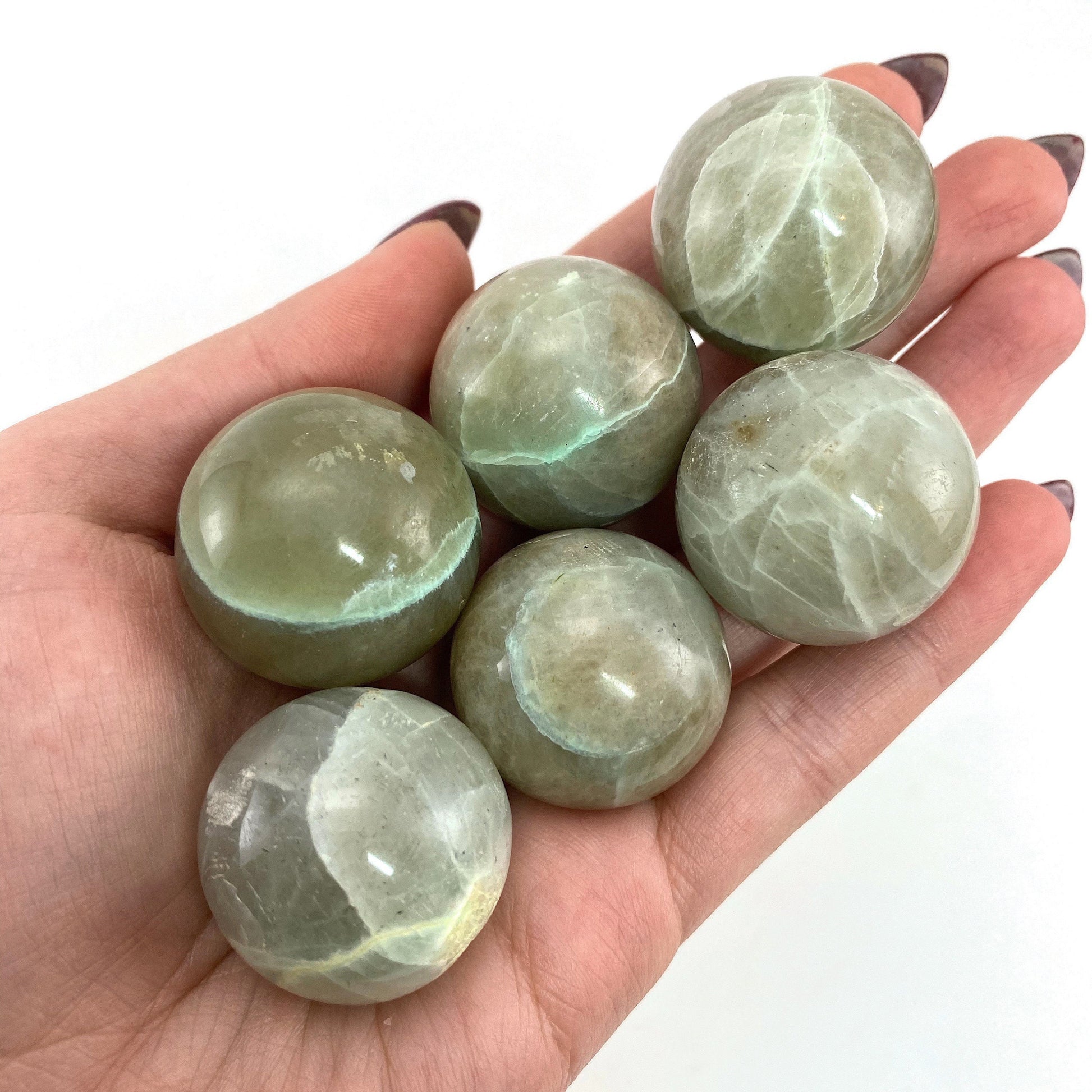 Garnierite Sphere, garnierite, polished garnierite, garnierite ball, crystal ball