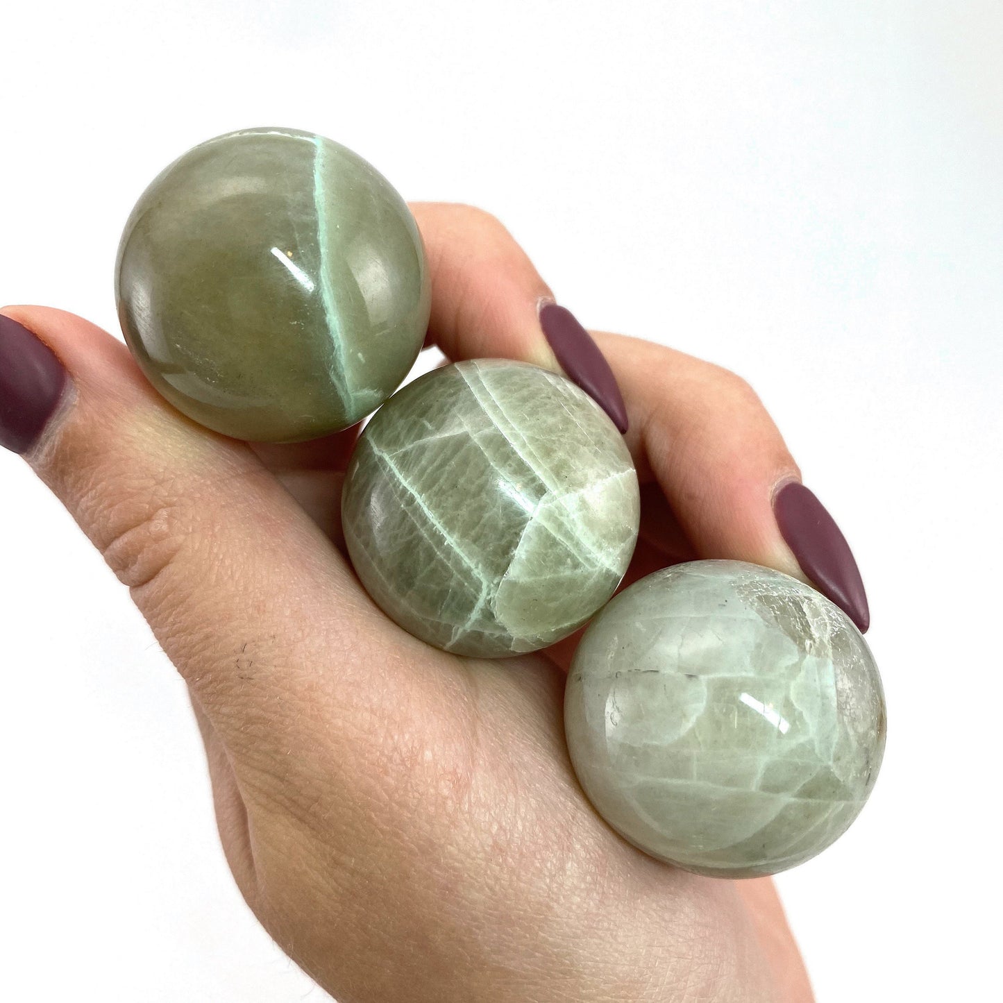 Garnierite Sphere, garnierite, polished garnierite, garnierite ball, crystal ball