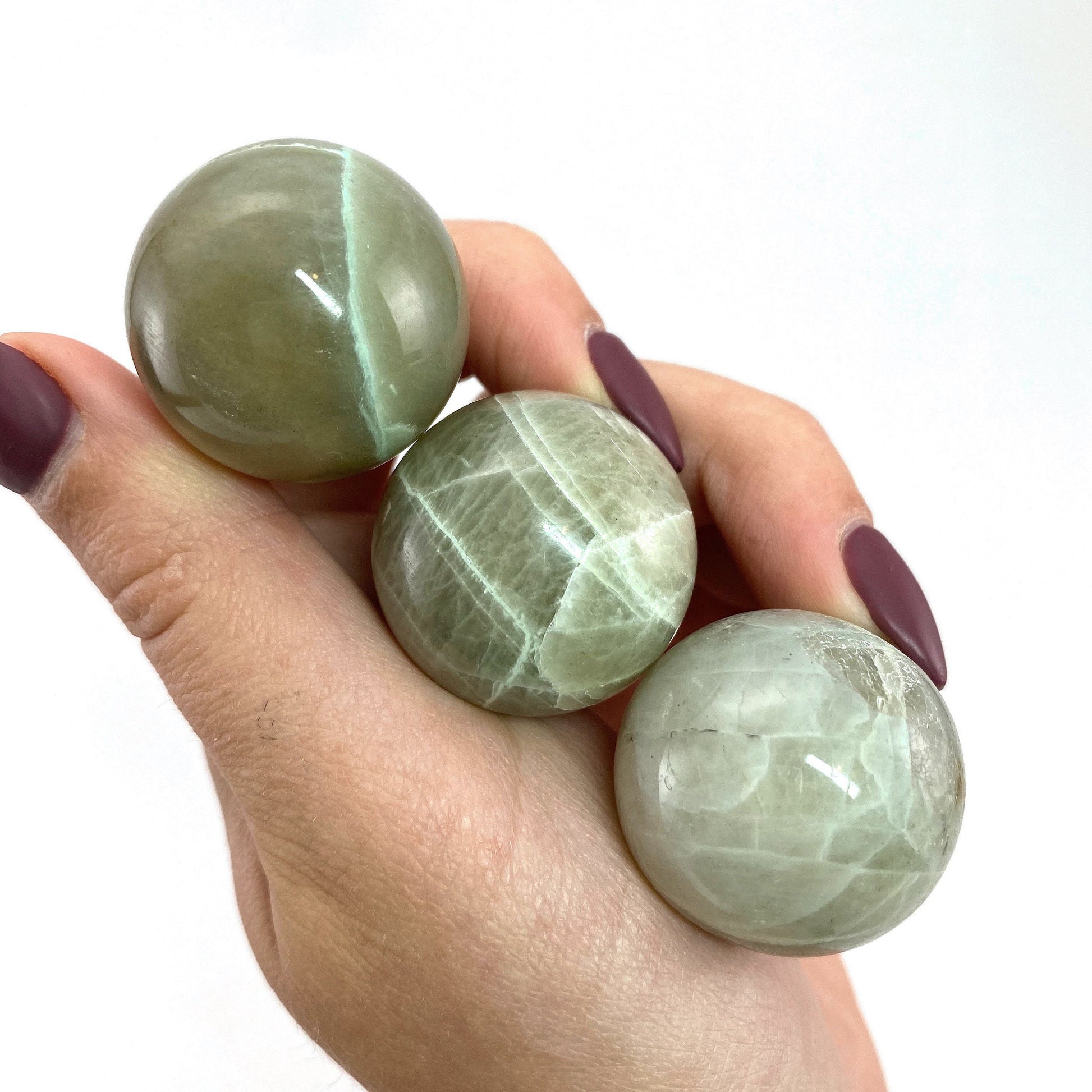 Garnierite Sphere, garnierite, polished garnierite, garnierite ball, crystal ball