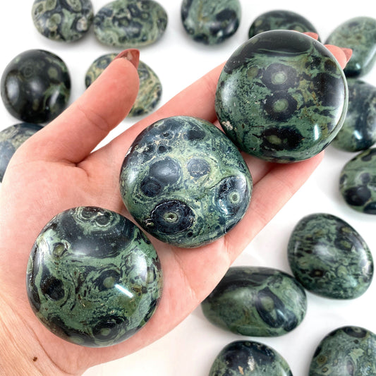 Kambaba Jasper Palm Stone, Kambaba jasper, palm stone, worry stone