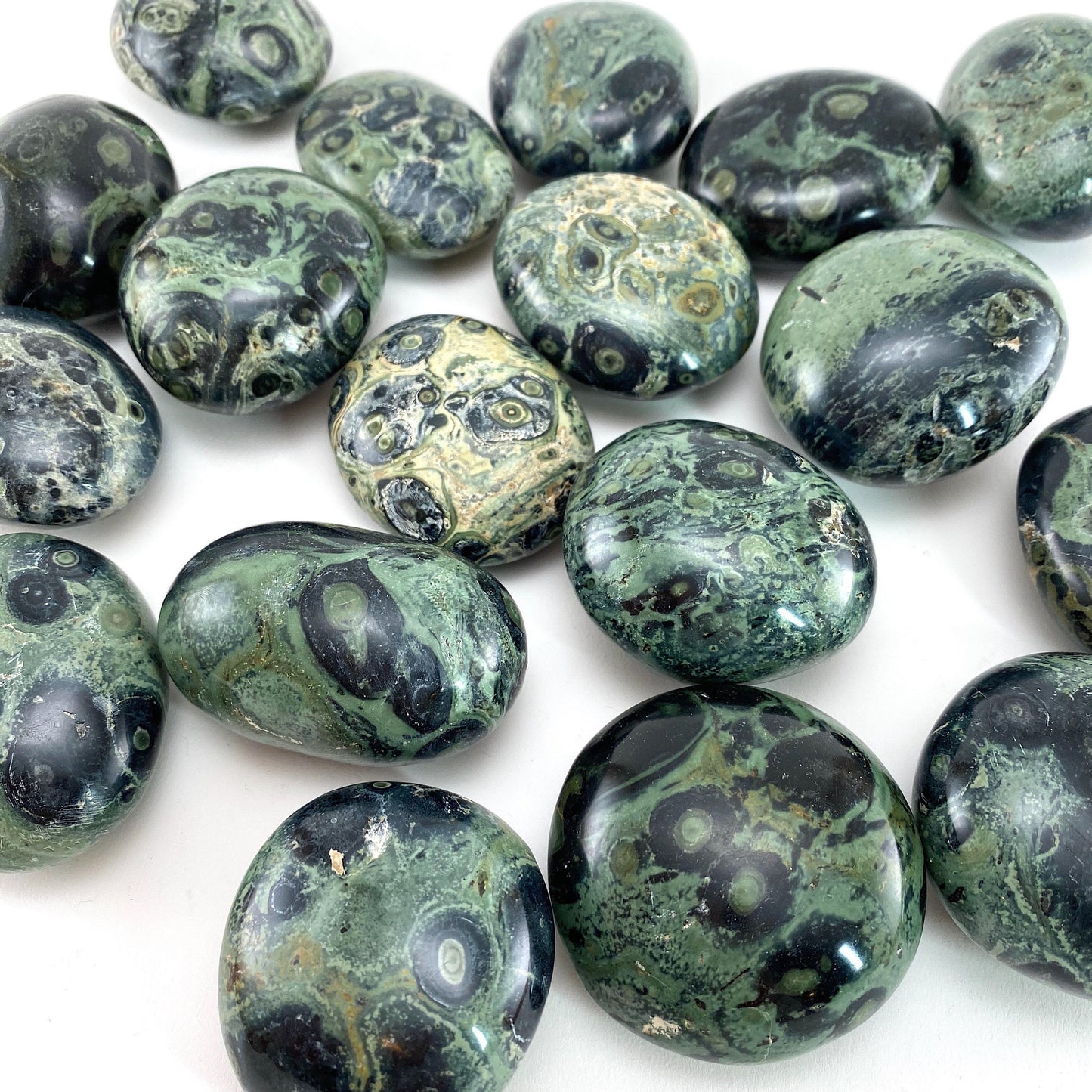Kambaba Jasper Palm Stone, Kambaba jasper, palm stone, worry stone