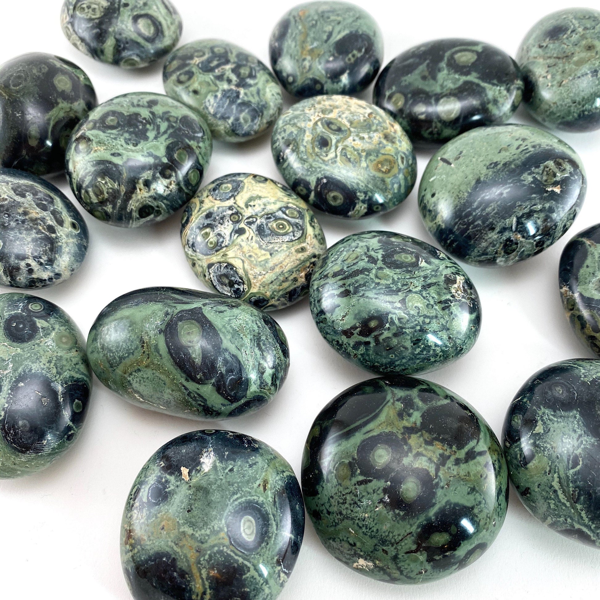 Kambaba Jasper Palm Stone, Kambaba jasper, palm stone, worry stone