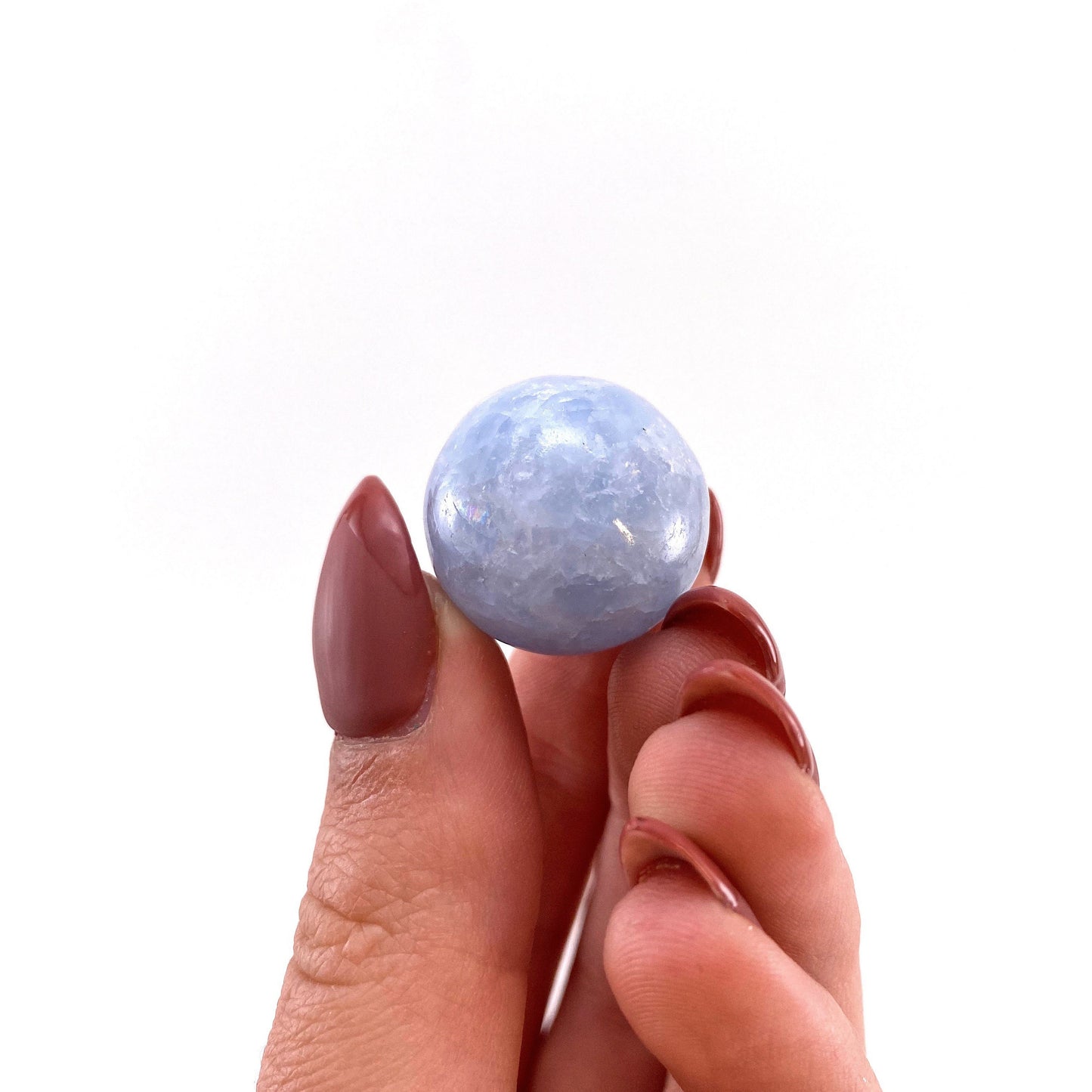 Blue Calcite Sphere, crystal ball, Blue calcite sphere, Blue calcite crystal, crystal sphere
