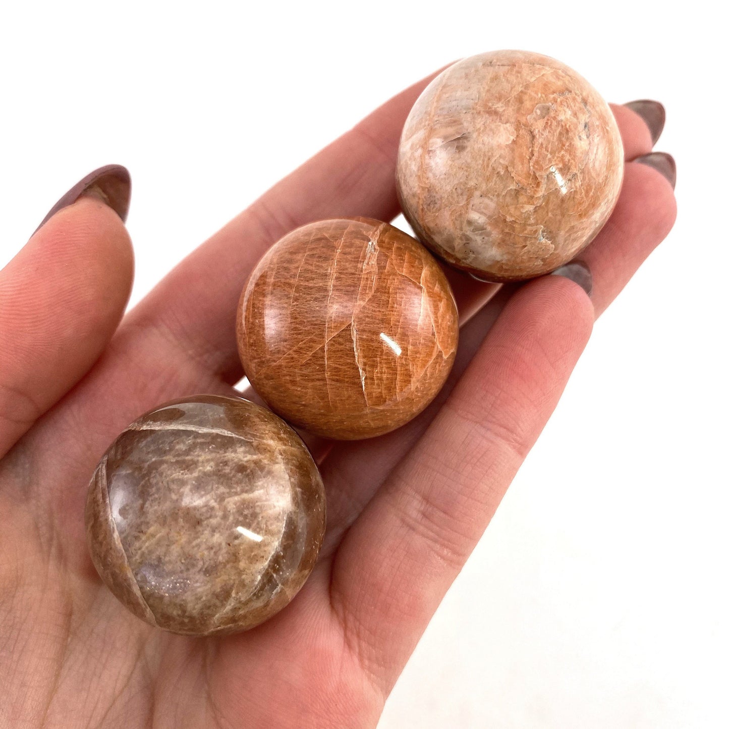 Peach moonstone Sphere, crystal ball, moonstone sphere, peach moonstone, crystal sphere