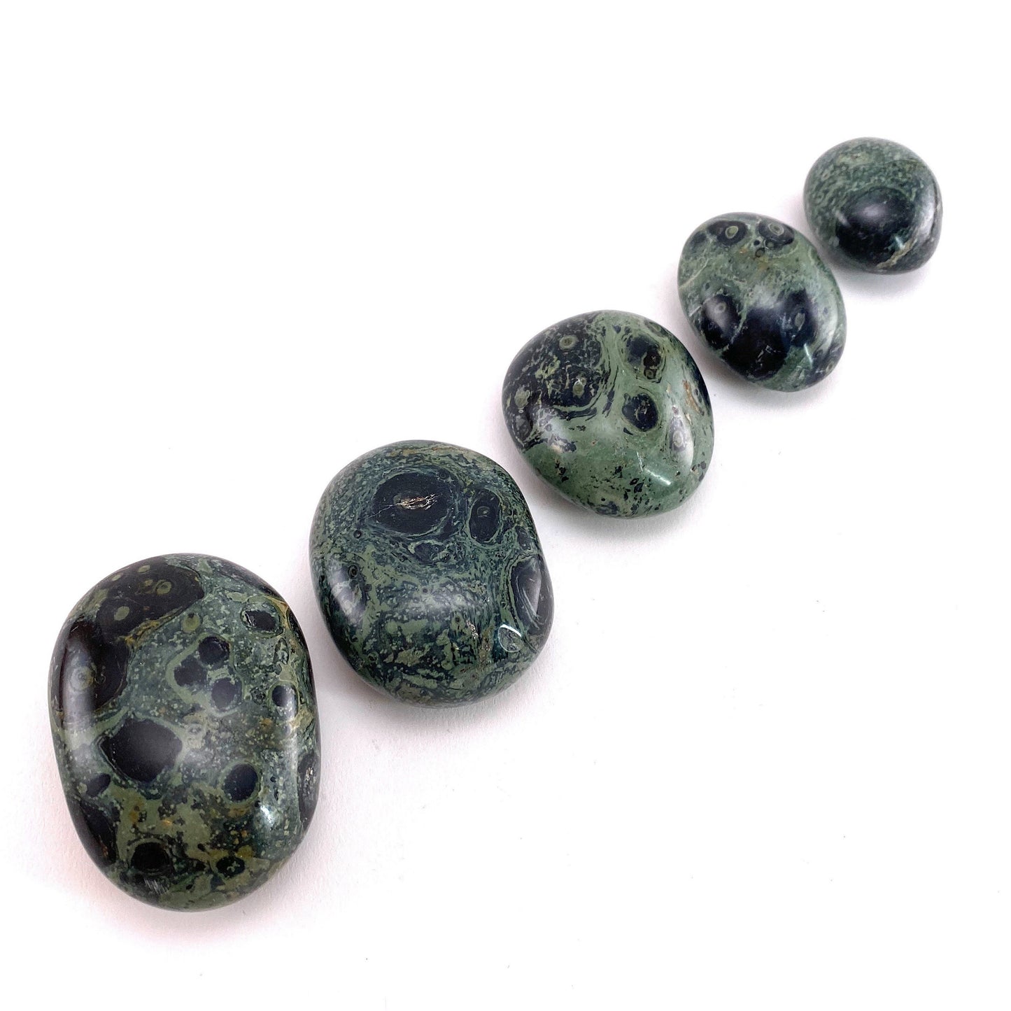 Kambaba Jasper Palm Stone, Kambaba jasper, palm stone, worry stone