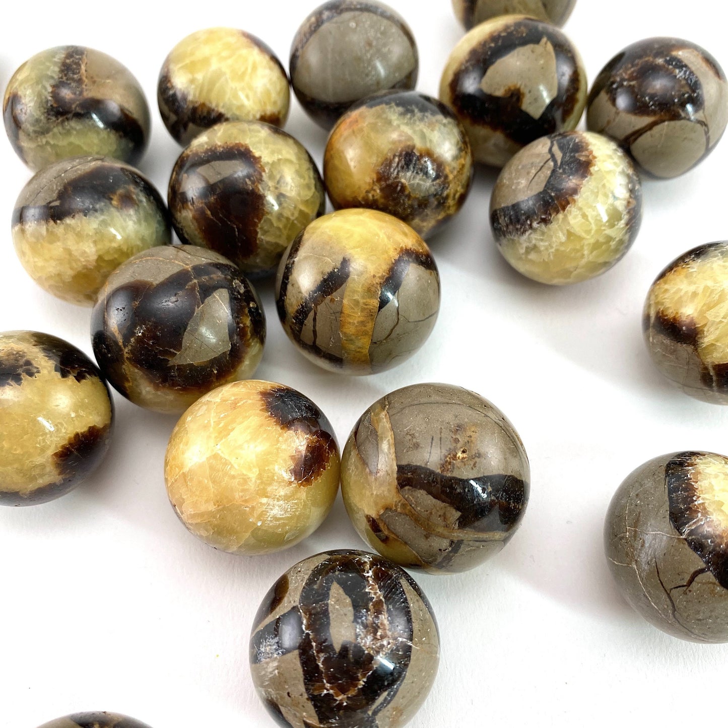 Septarian Sphere, crystal ball, dragon stone, mini sphere, Septarian crystal, crystal sphere