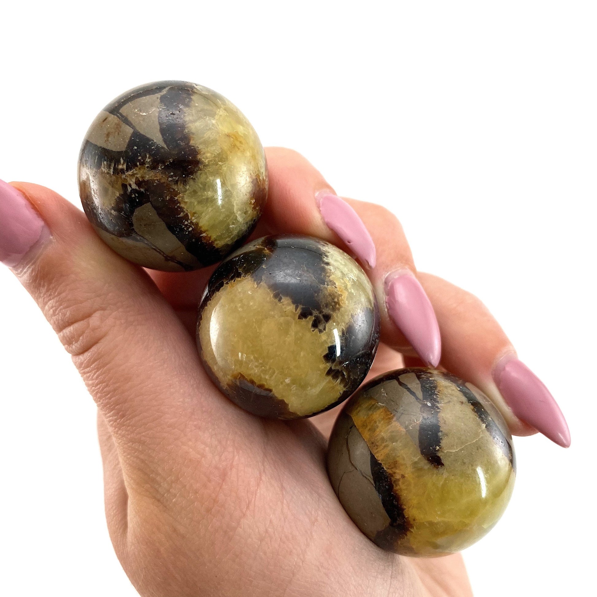 Septarian Sphere, crystal ball, dragon stone, mini sphere, Septarian crystal, crystal sphere