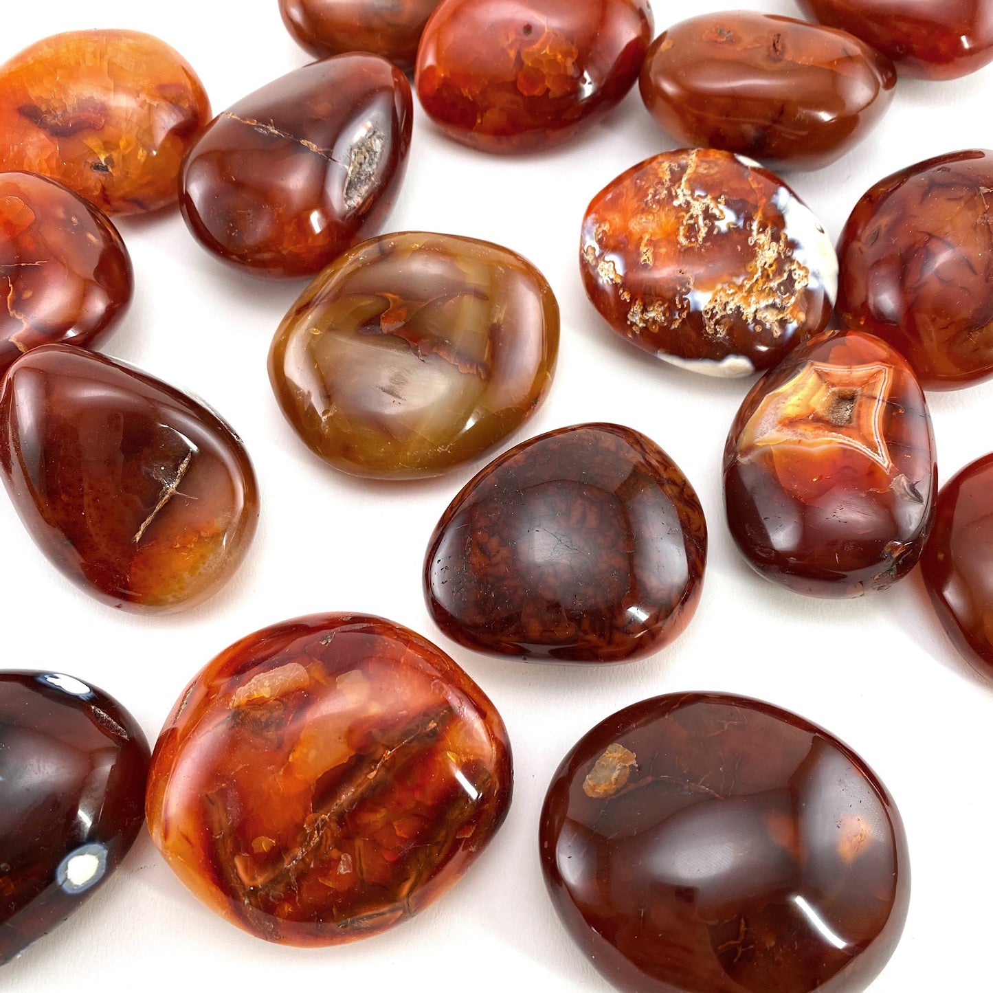 Carnelian Palm Stone, carnelian palmstone, polished carnelian, red carnelian, chakra palm stone