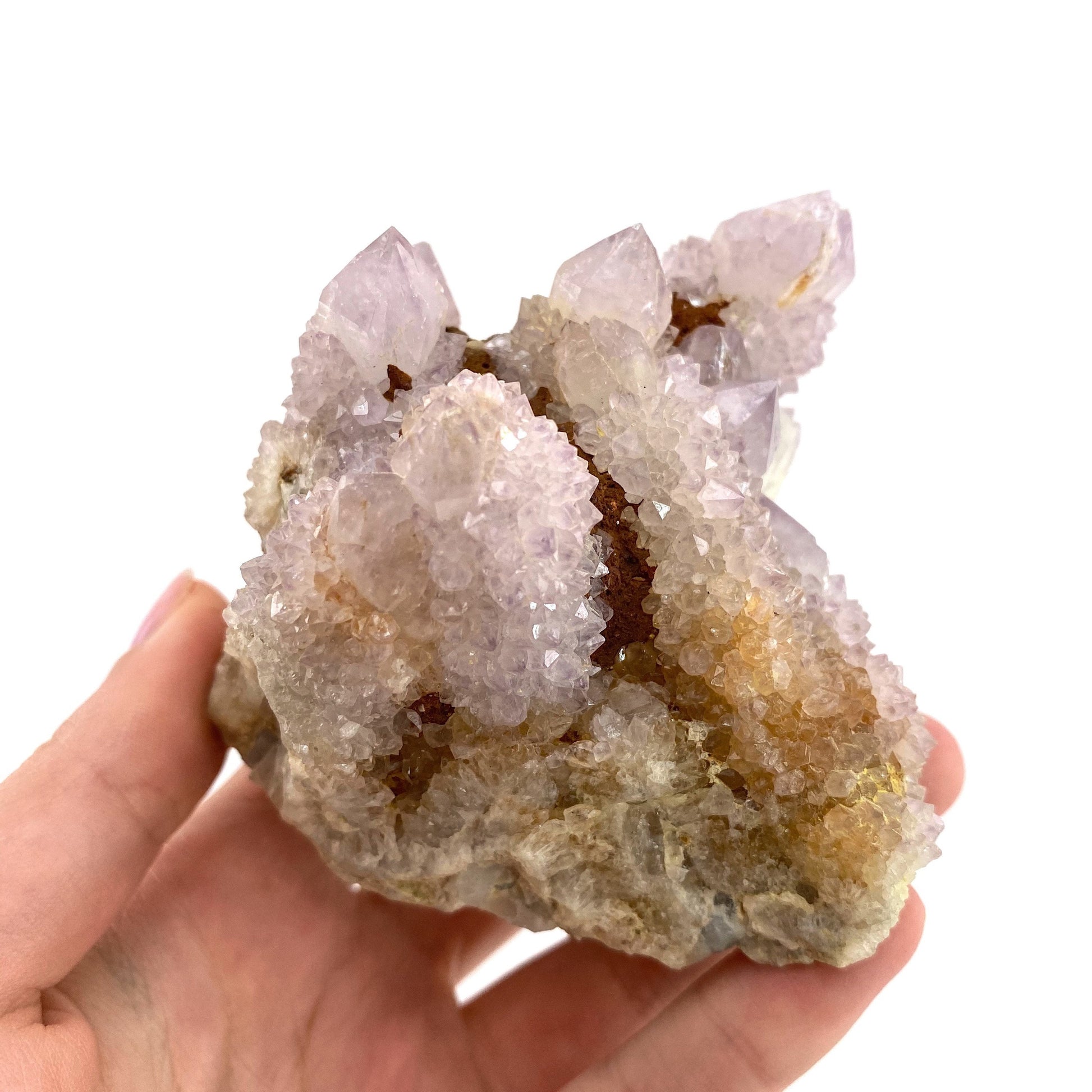 Spirit quartz crystal, spirit quartz cluster, cactus quartz