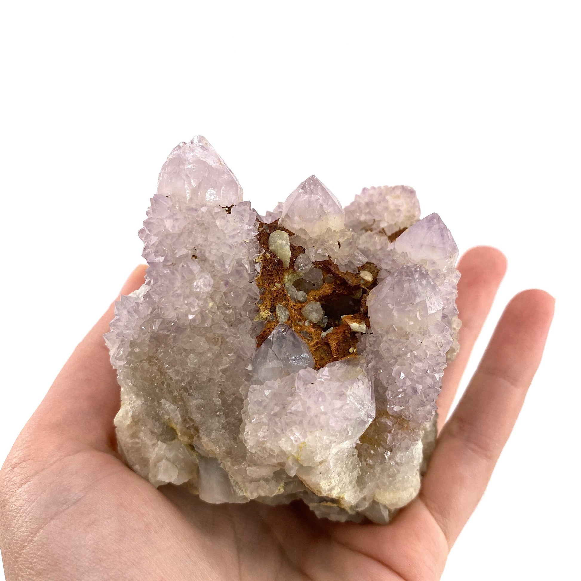 Spirit quartz crystal, spirit quartz cluster, cactus quartz