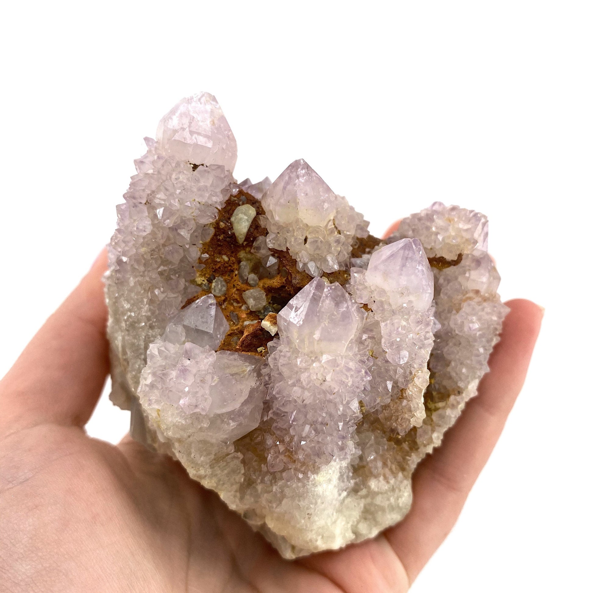 Spirit quartz crystal, spirit quartz cluster, cactus quartz