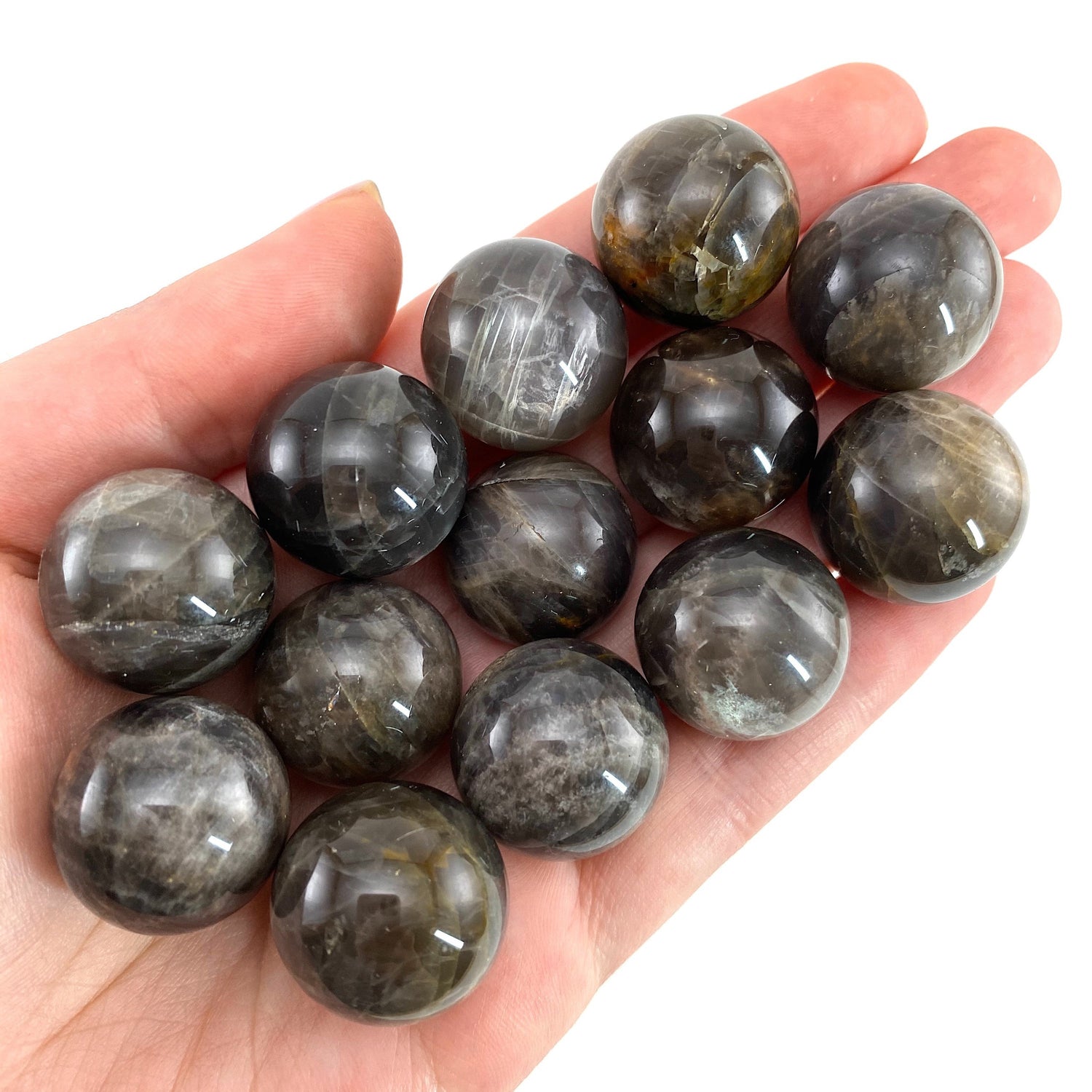 Grey moonstone Sphere, crystal ball, moonstone sphere, grey moonstone, crystal sphere