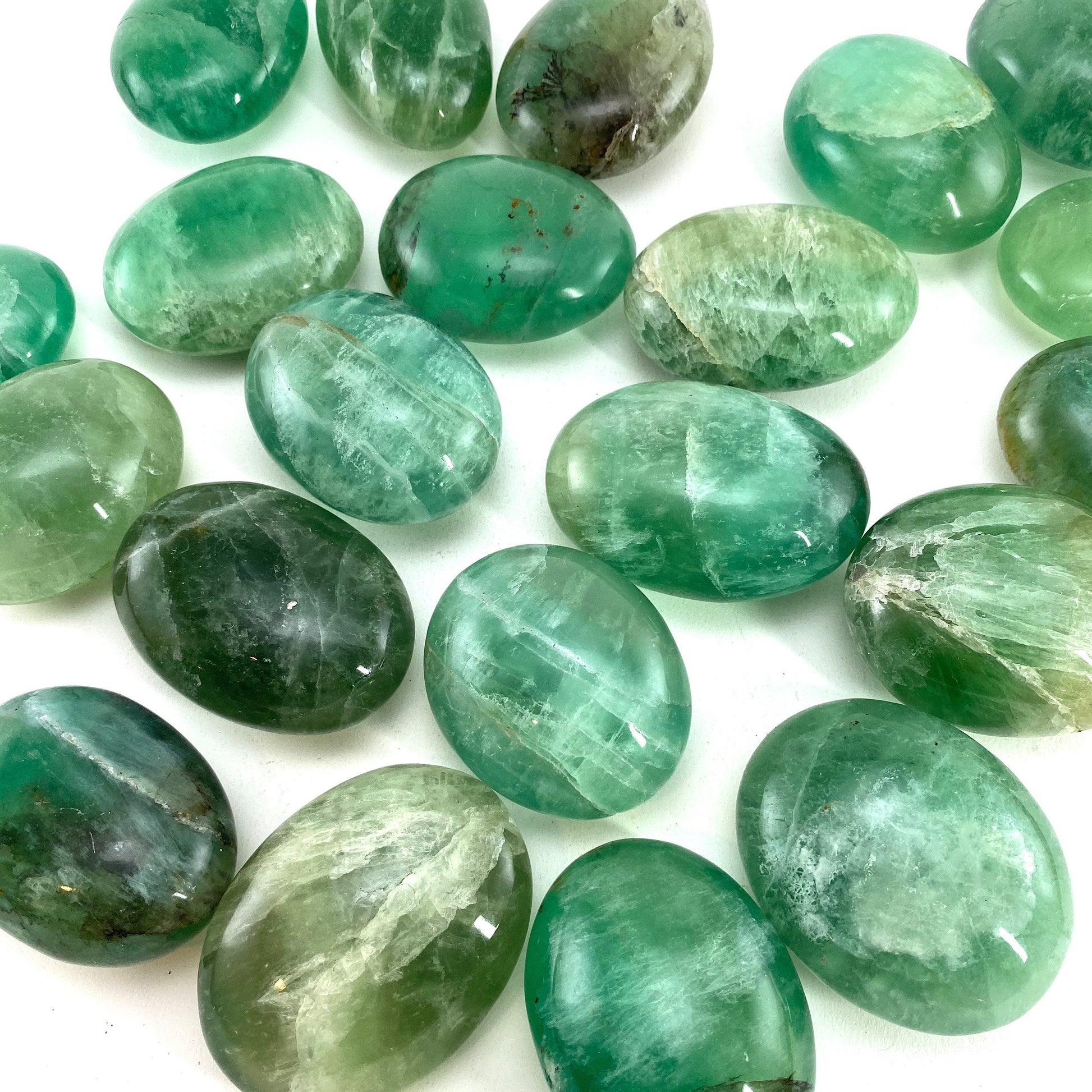 Green Fluorite Palm Stone, green fluorite, fluorite palmstone, palm stone, green fluorite, crystals
