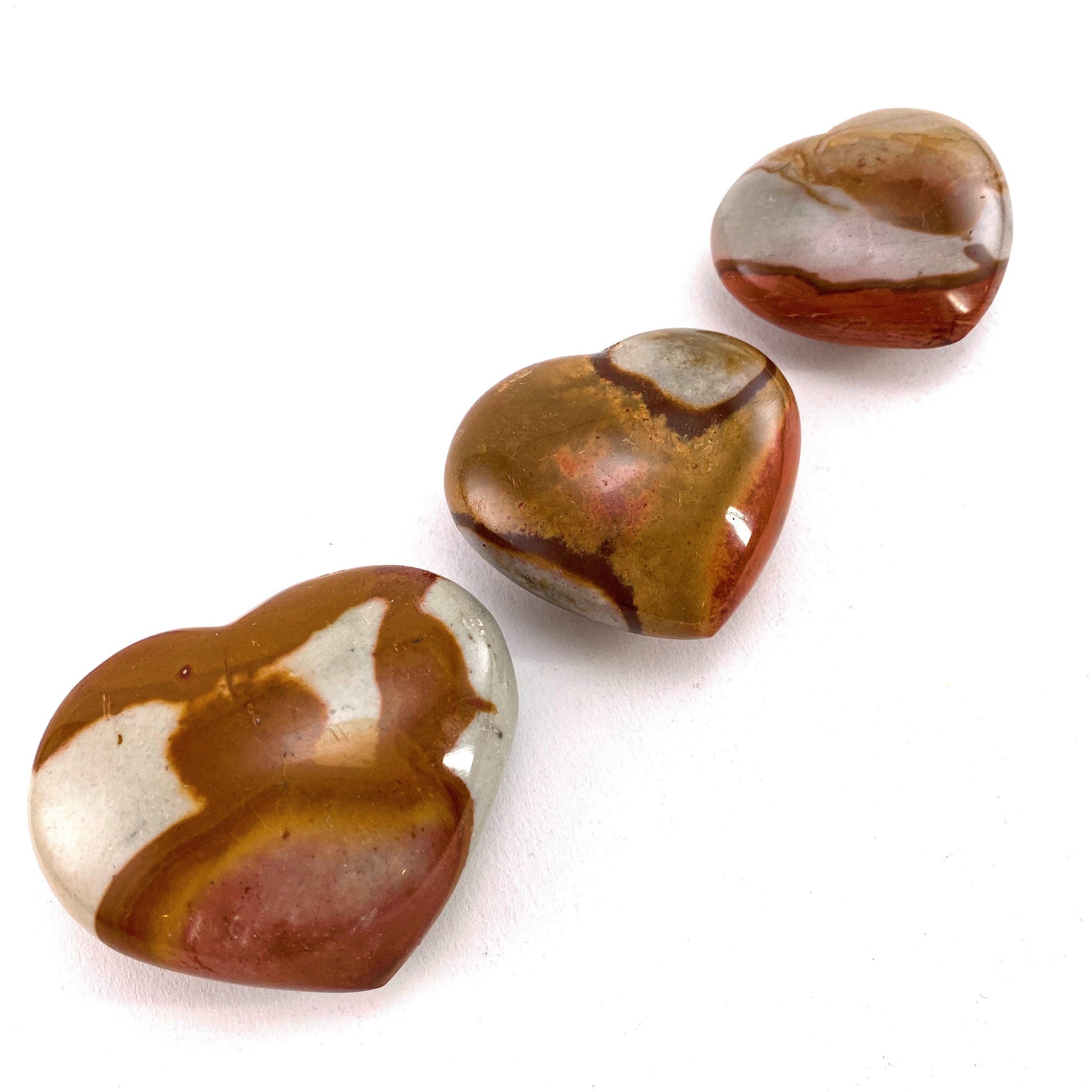 Polychrome Jasper heart, polished polychrome jasper, crystal heart, heart shaped crystal