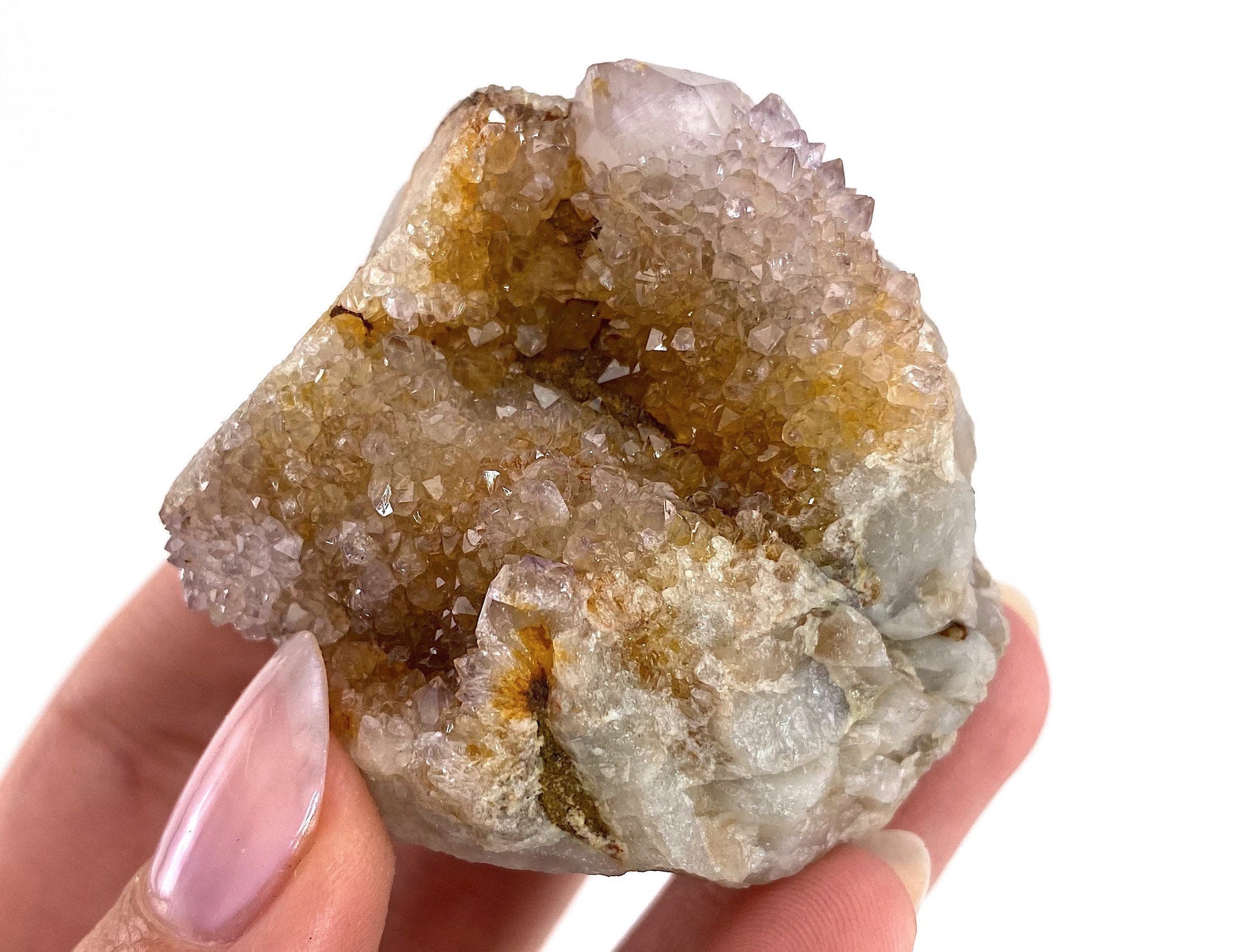 Spirit quartz cluster, spirit quartz crystal