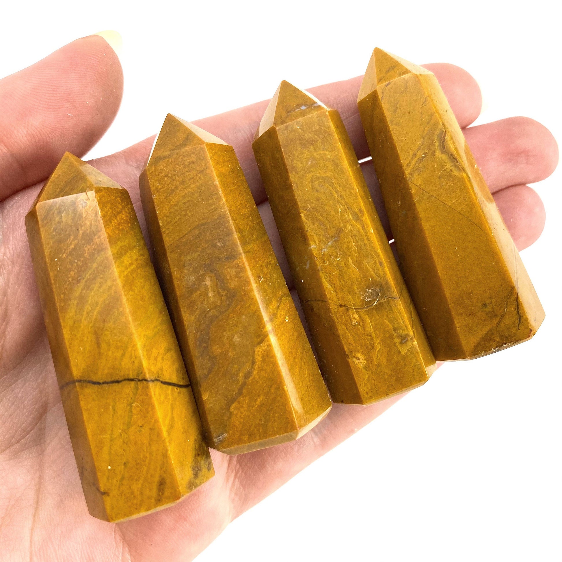 Yellow Jasper Point, yellow jasper tower, crystal point, yellow crystal, yellow jasper, jasper