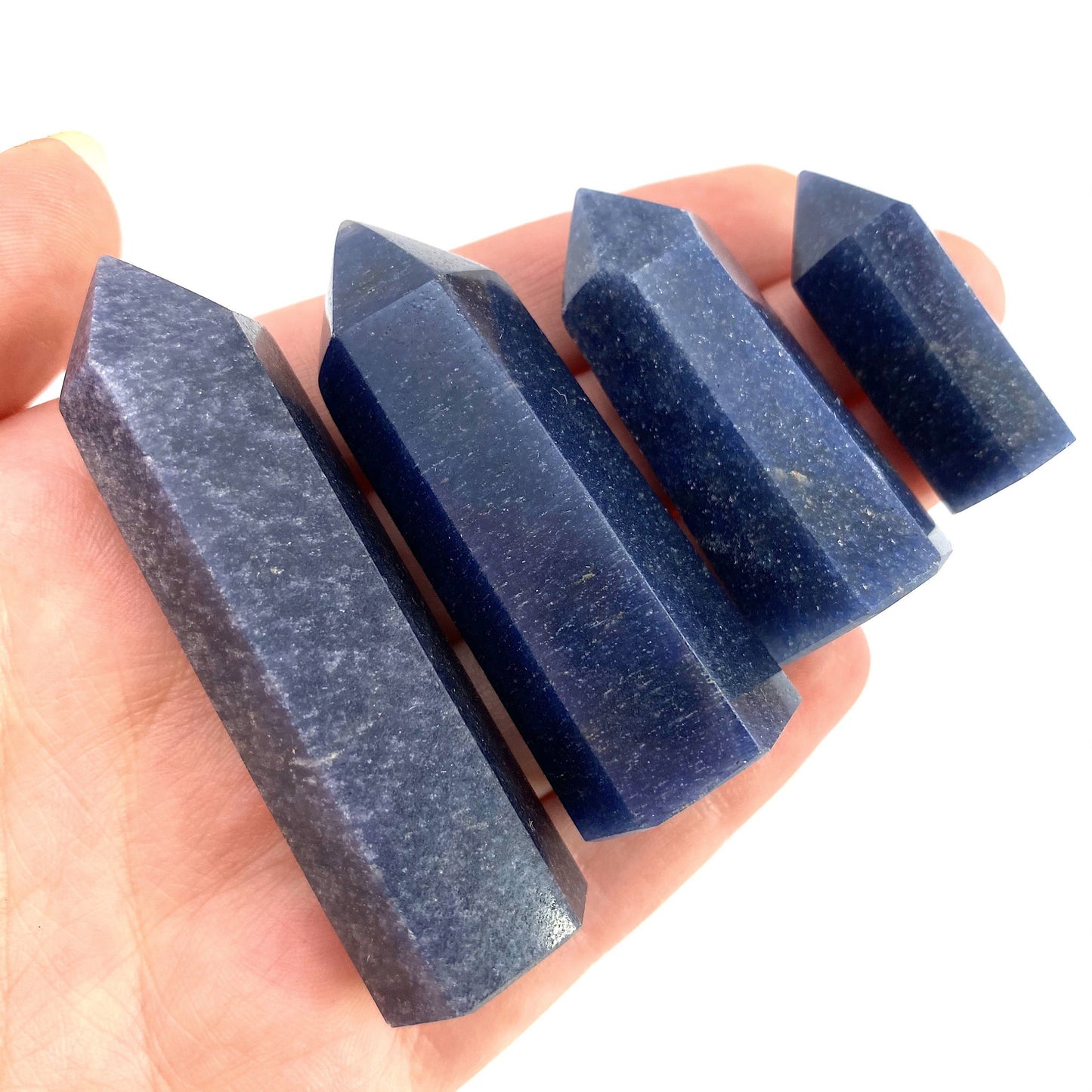 Lazulite Point, lazulite tower, crystal point, lazulite crystal, lazulite