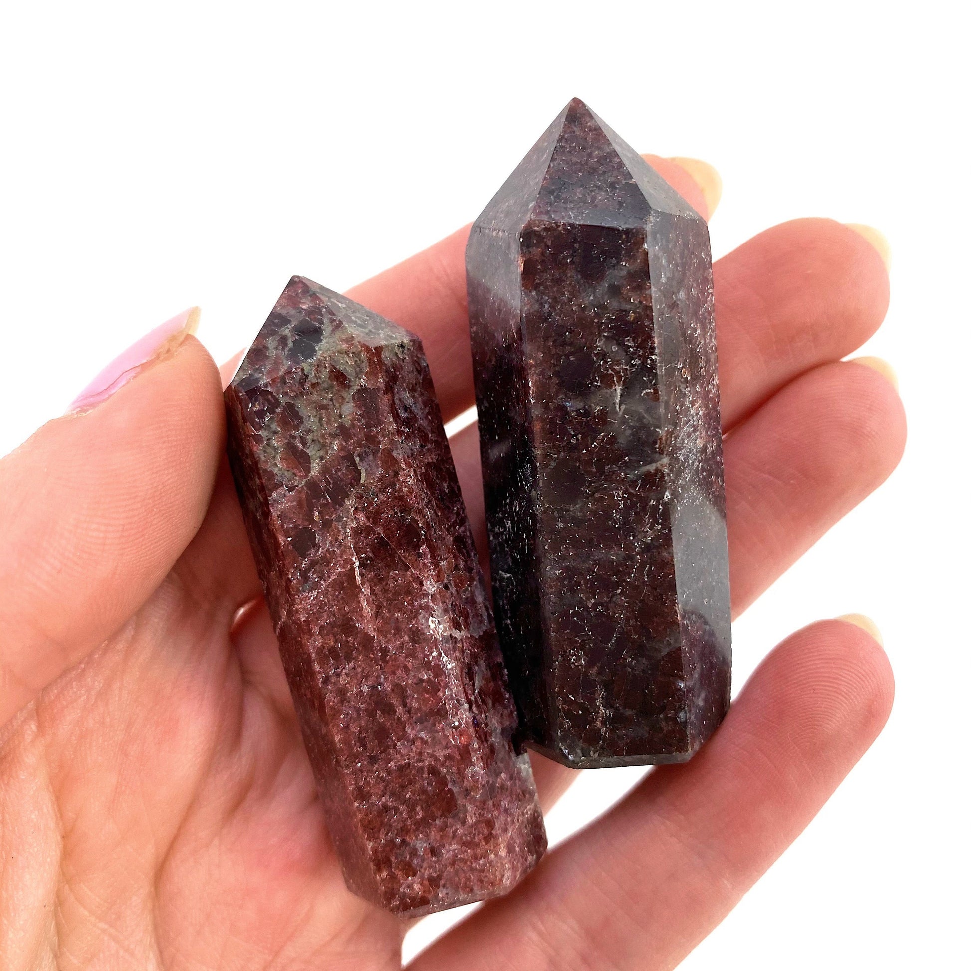 Red Garnet Point, red garnet mini tower, crystal point, garnet crystal, red garnet