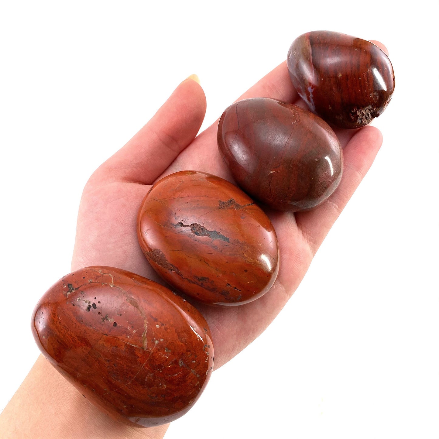 Red Jasper Palm stone, red jasper, pocket stone, palm stone, polished red jasper
