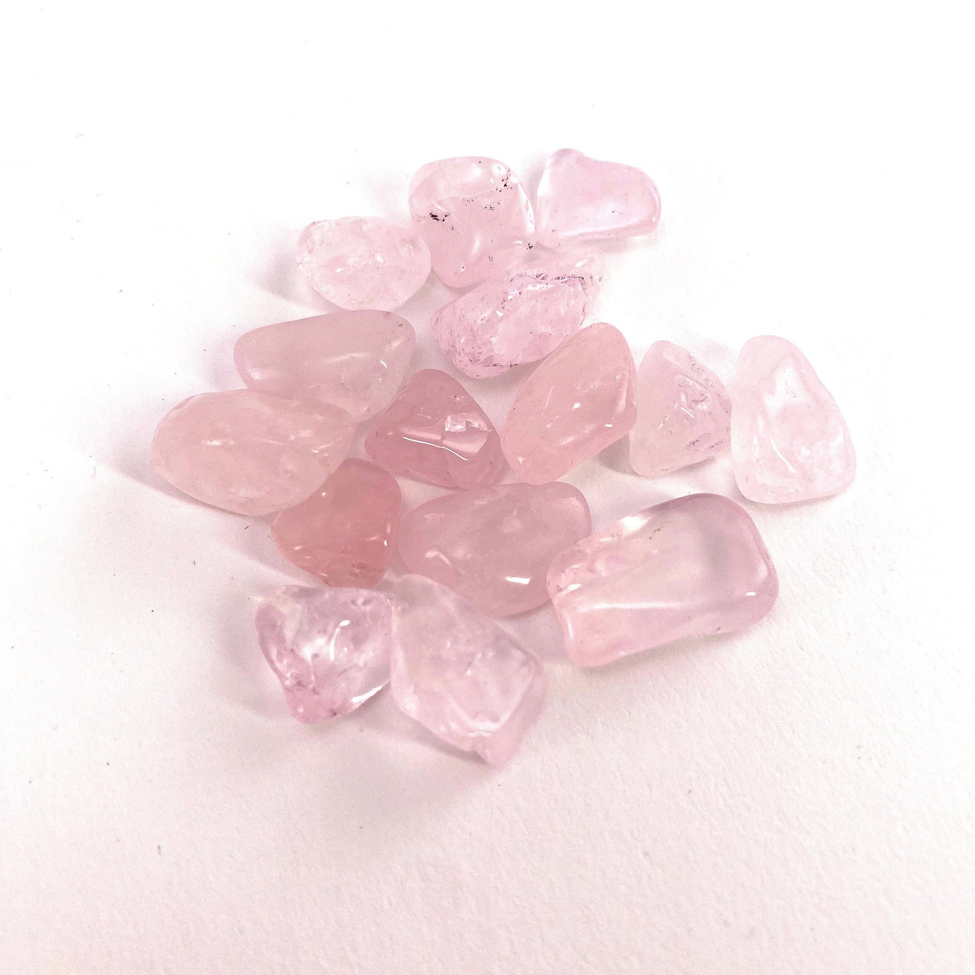 20g of Rose Quartz, mini tumbled stones, tumbled crystal, tumbled rose quartz, rose quartz chips