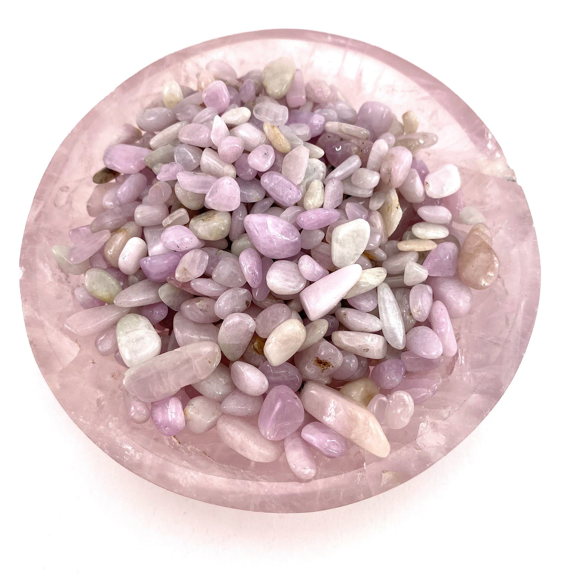 20g of Pink Kunzite, mini tumbled stones, tumbled crystal, tumbled kunzite, pink kunzite