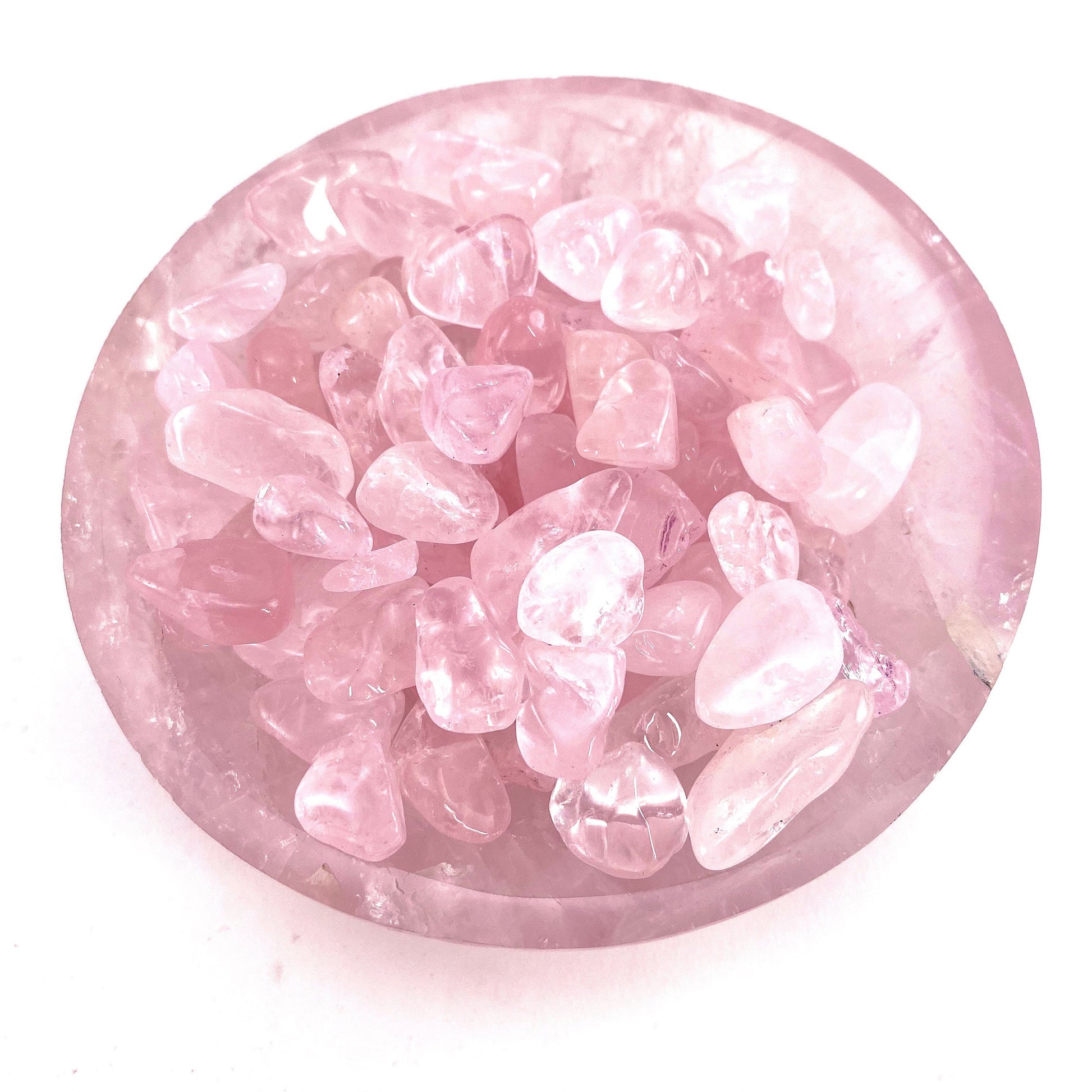 20g of Rose Quartz, mini tumbled stones, tumbled crystal, tumbled rose quartz, rose quartz chips