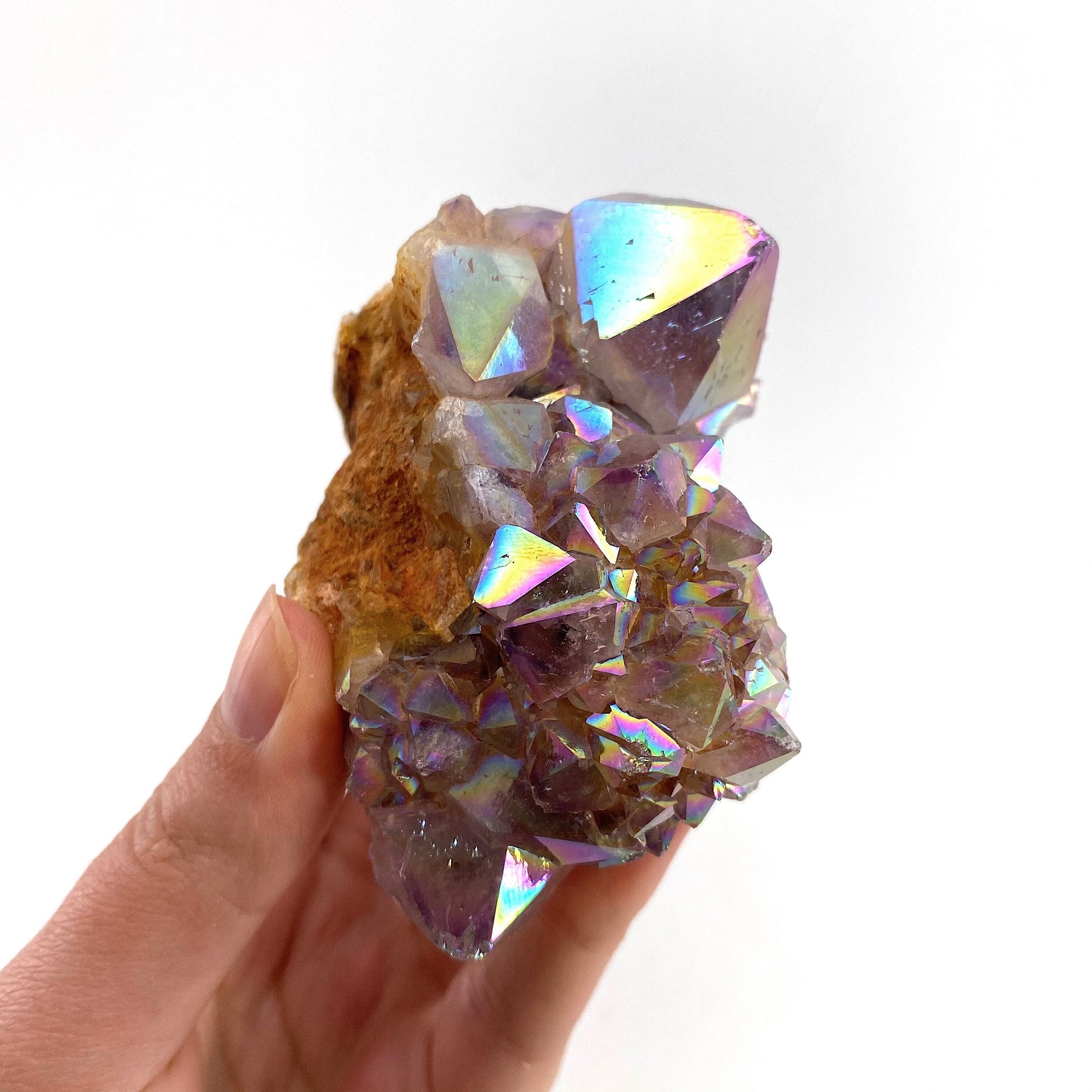 Angel aura spirit quartz point, spirit quartz, angel aura quartz, spirit quartz point